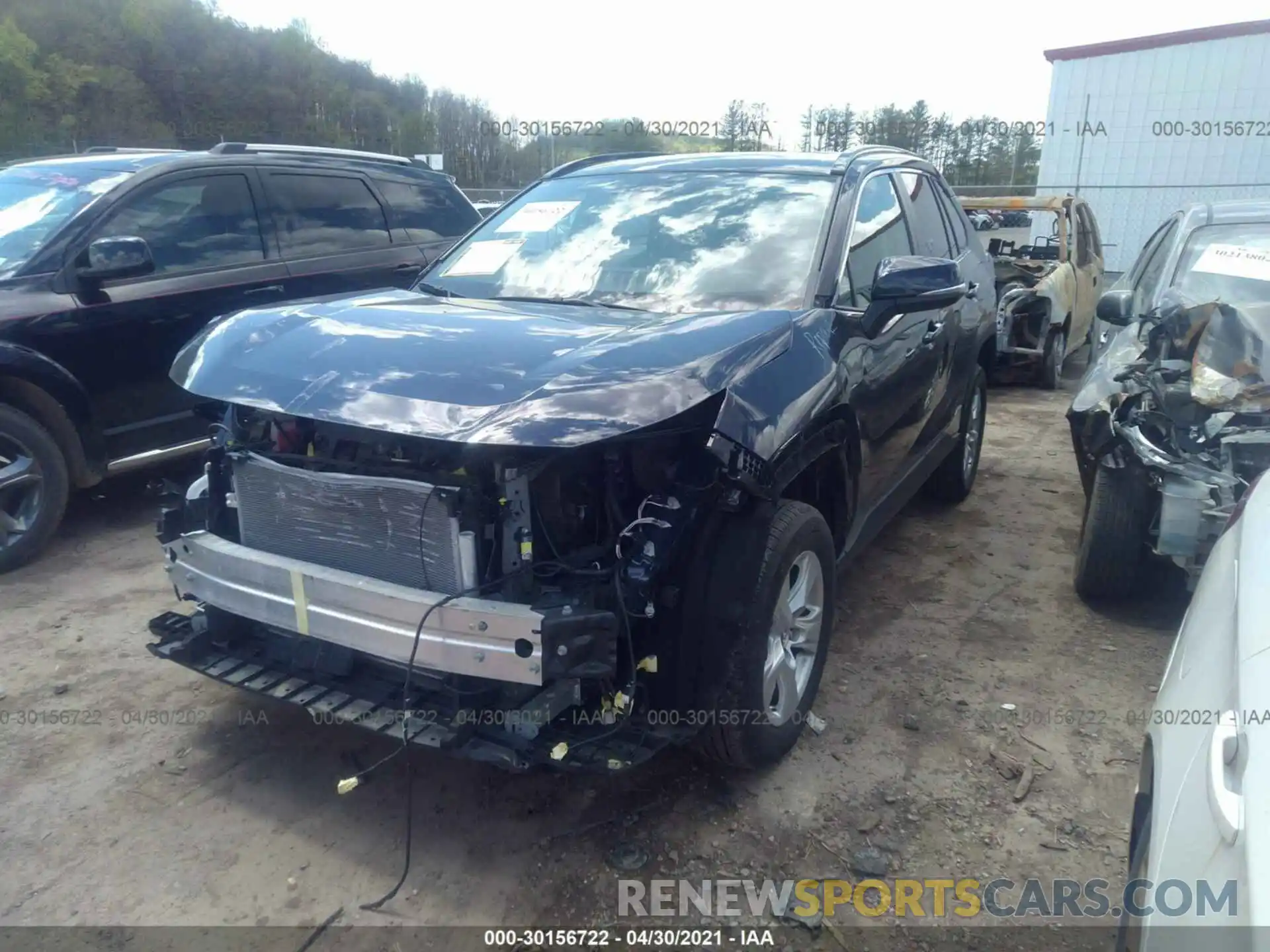 2 Photograph of a damaged car 2T3P1RFV4KC041539 TOYOTA RAV4 2019