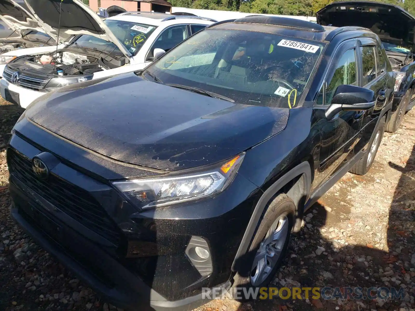 2 Photograph of a damaged car 2T3P1RFV4KC045591 TOYOTA RAV4 2019