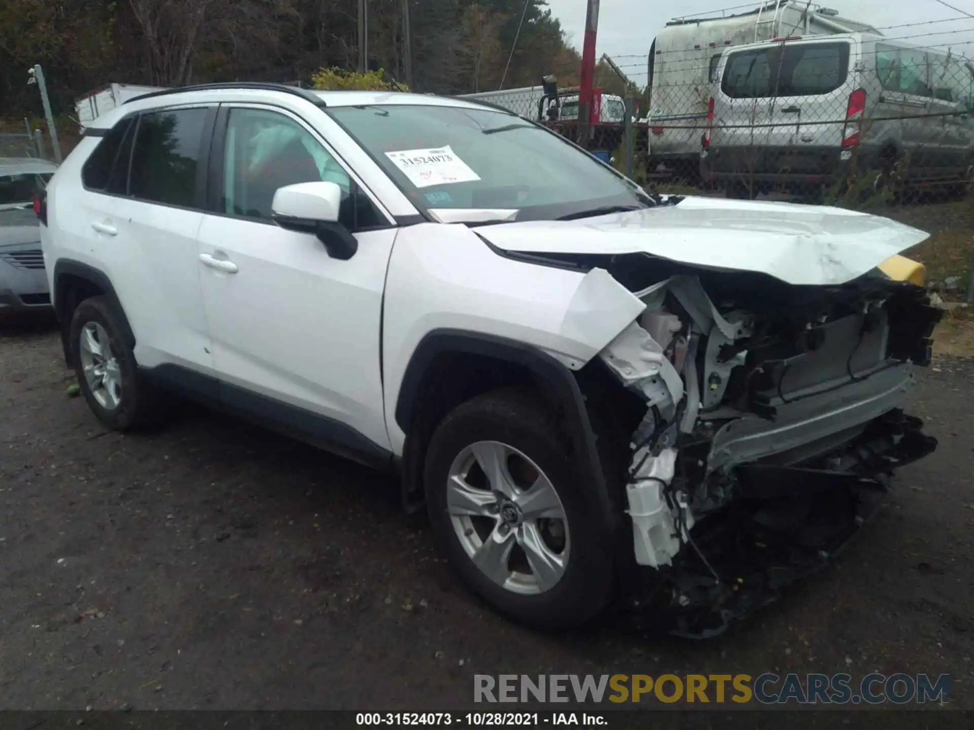 1 Photograph of a damaged car 2T3P1RFV4KC054145 TOYOTA RAV4 2019