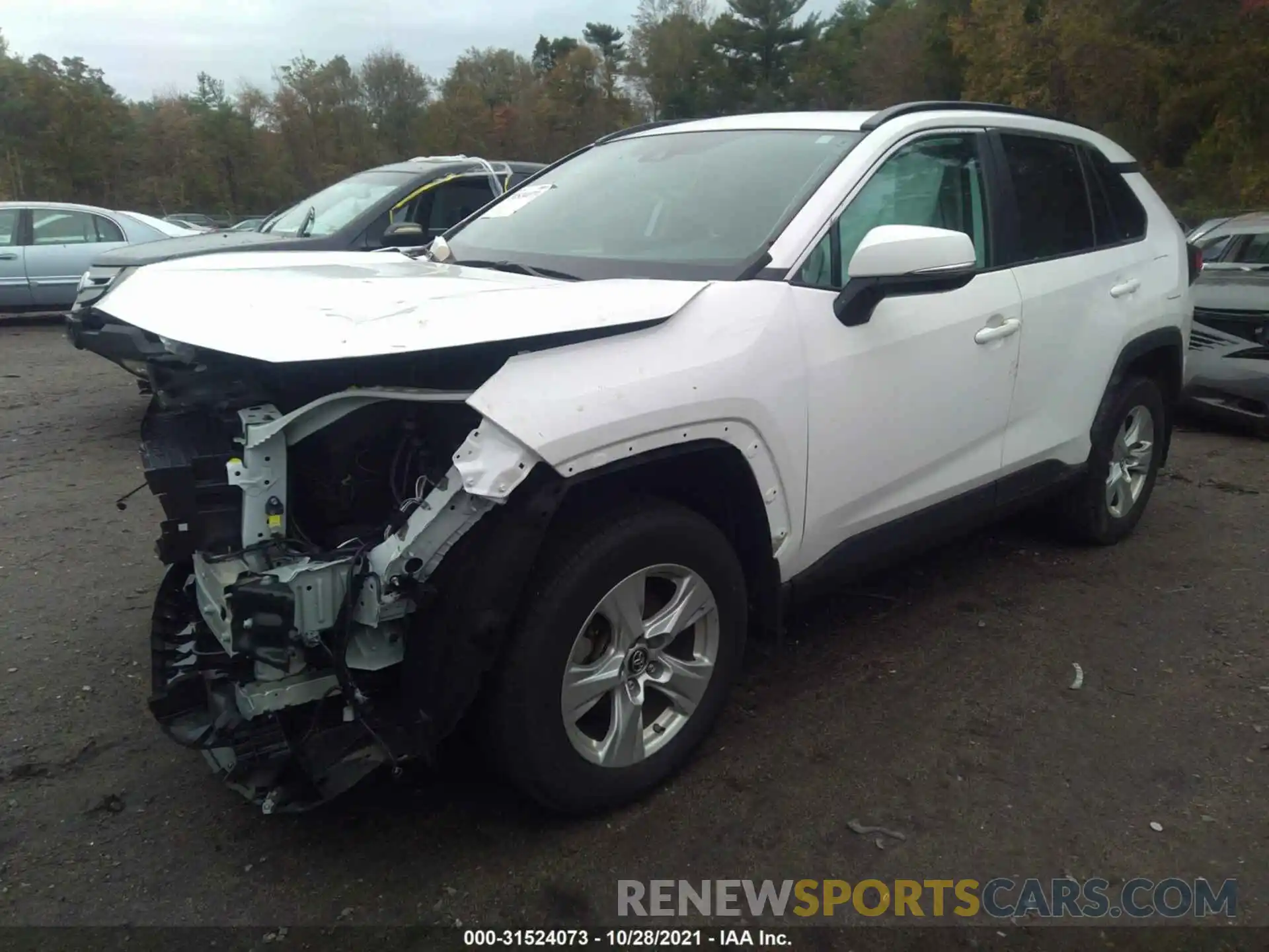 2 Photograph of a damaged car 2T3P1RFV4KC054145 TOYOTA RAV4 2019