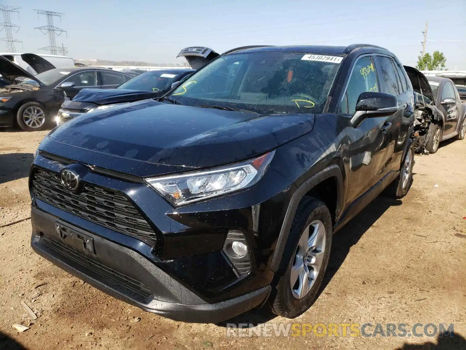 2 Фотография поврежденного автомобиля 2T3P1RFV4KW012699 TOYOTA RAV4 2019