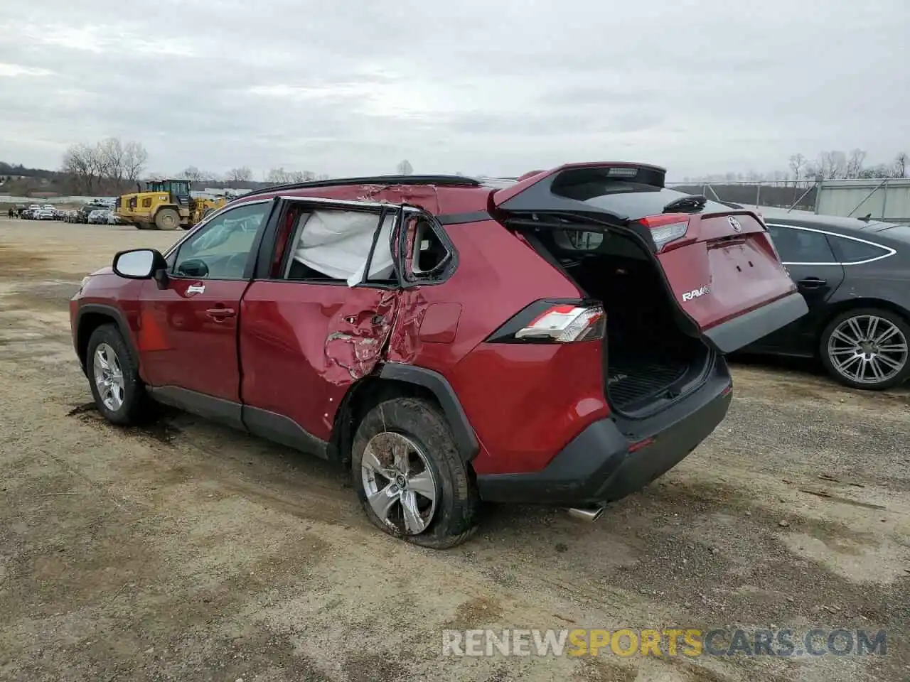 2 Фотография поврежденного автомобиля 2T3P1RFV4KW022729 TOYOTA RAV4 2019