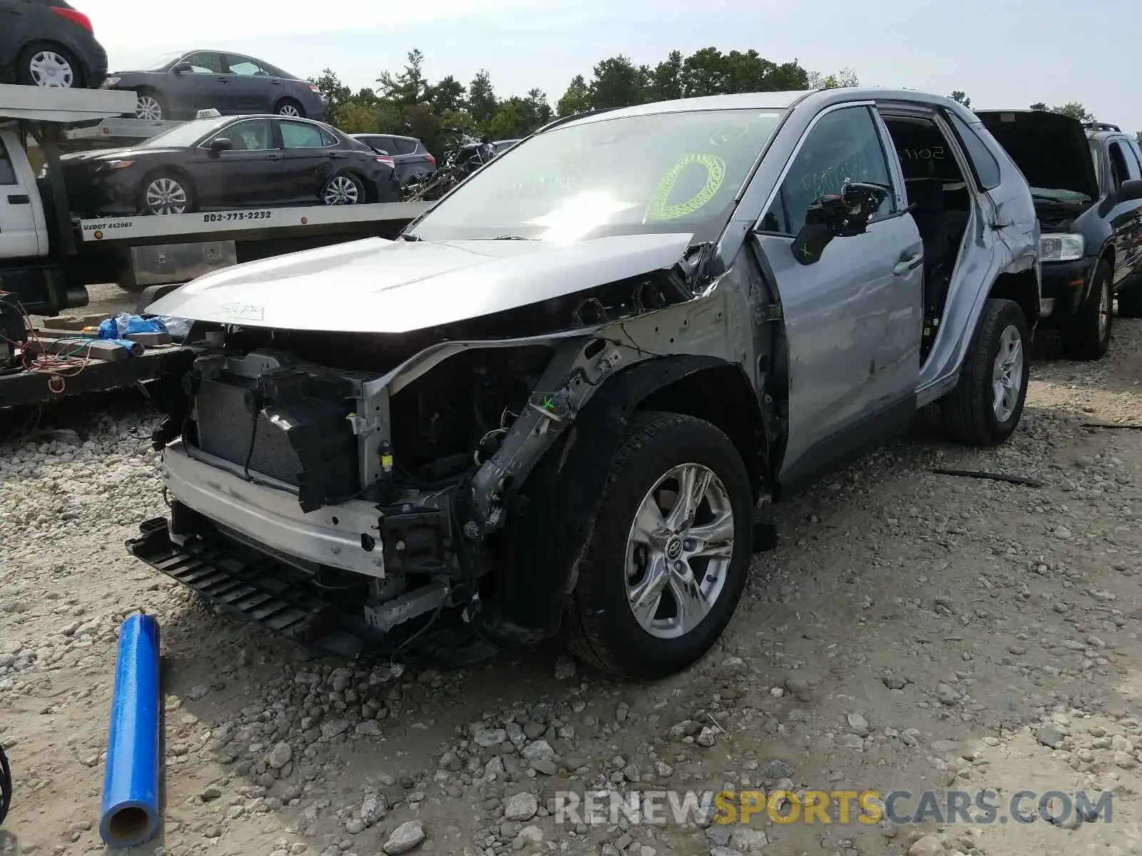 2 Photograph of a damaged car 2T3P1RFV4KW029857 TOYOTA RAV4 2019