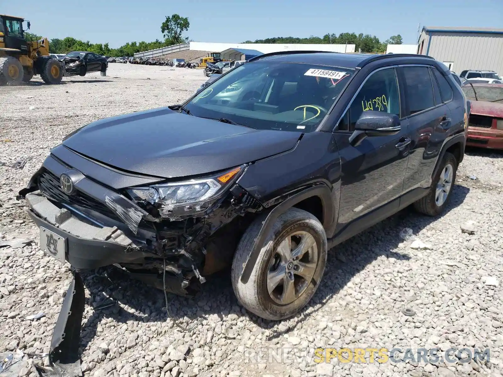 2 Фотография поврежденного автомобиля 2T3P1RFV4KW034718 TOYOTA RAV4 2019