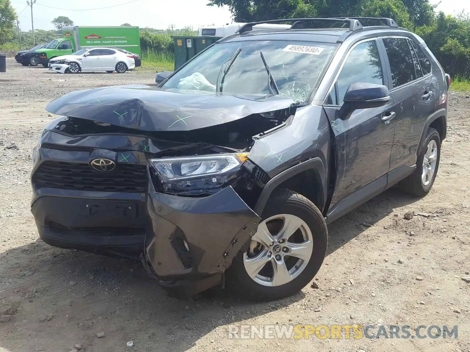 2 Photograph of a damaged car 2T3P1RFV4KW036517 TOYOTA RAV4 2019