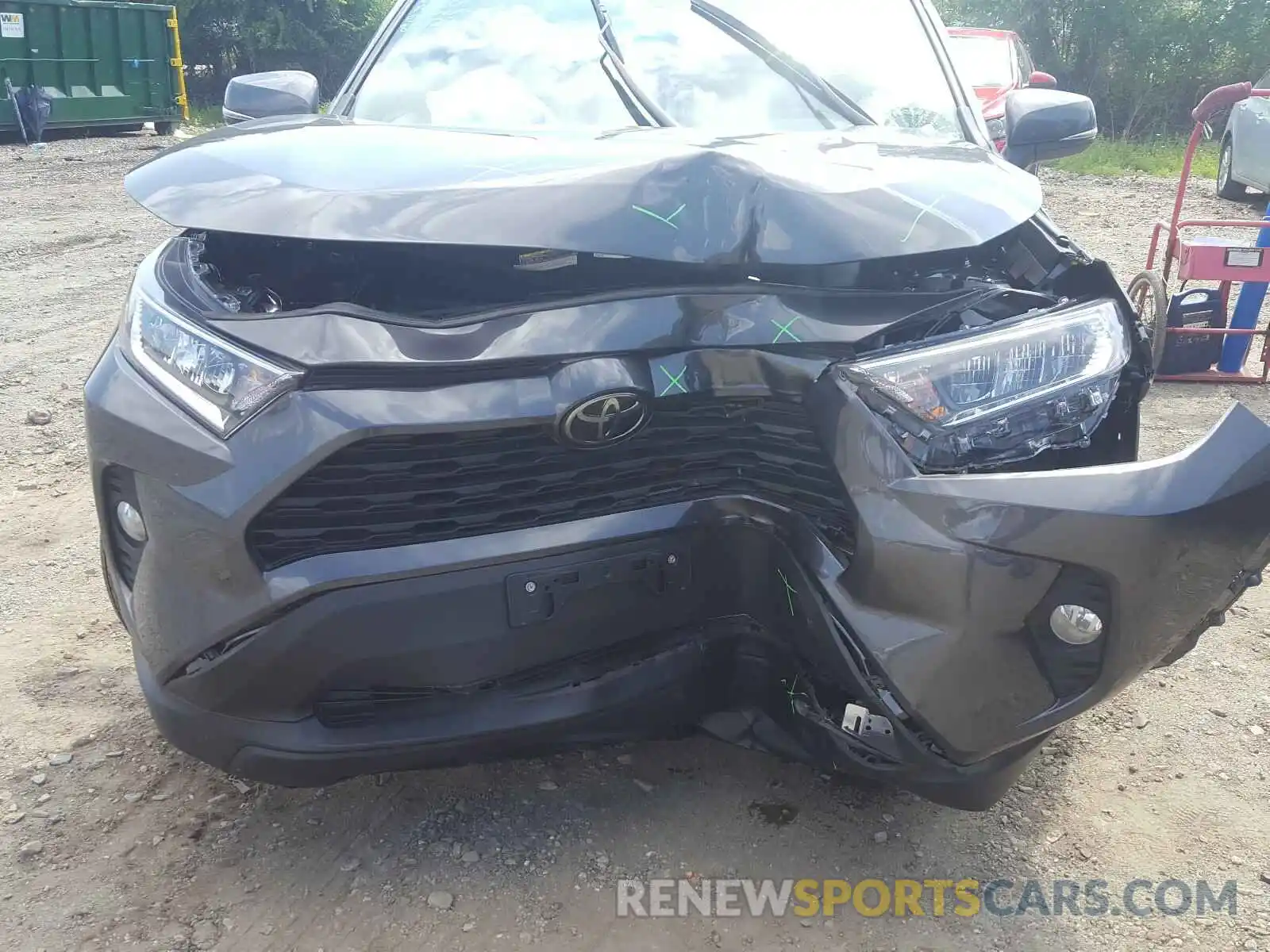 9 Photograph of a damaged car 2T3P1RFV4KW036517 TOYOTA RAV4 2019