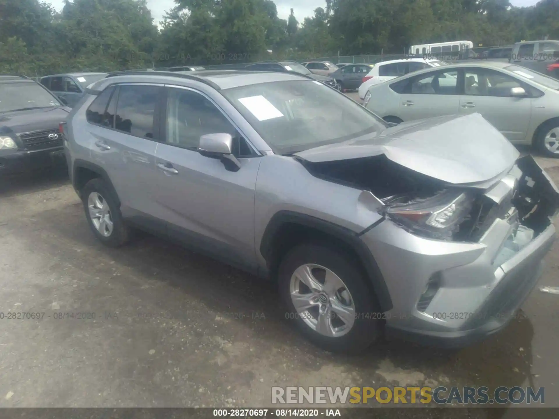 1 Фотография поврежденного автомобиля 2T3P1RFV4KW041958 TOYOTA RAV4 2019