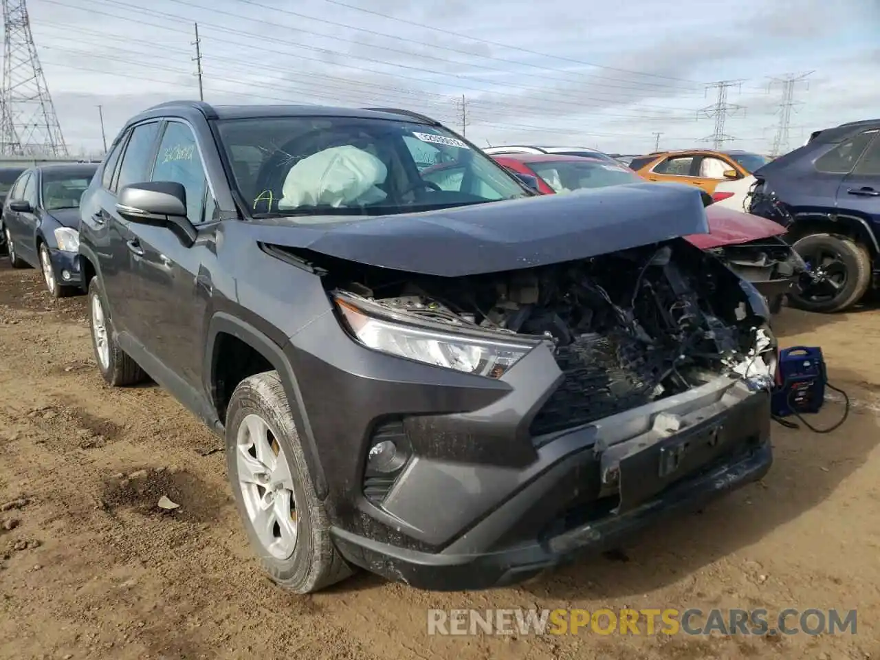 1 Photograph of a damaged car 2T3P1RFV4KW044827 TOYOTA RAV4 2019