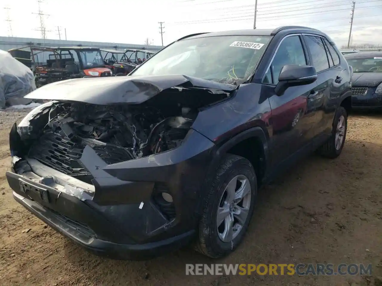 2 Фотография поврежденного автомобиля 2T3P1RFV4KW044827 TOYOTA RAV4 2019