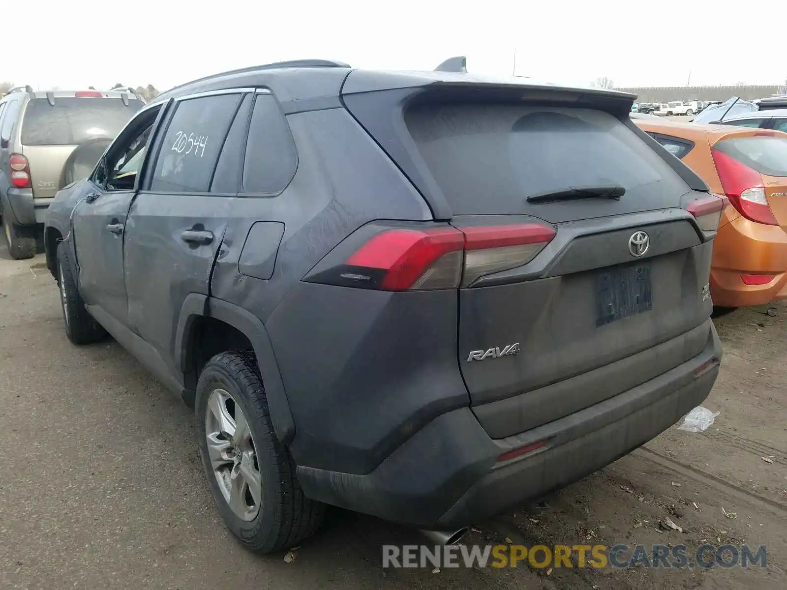 3 Photograph of a damaged car 2T3P1RFV4KW045153 TOYOTA RAV4 2019