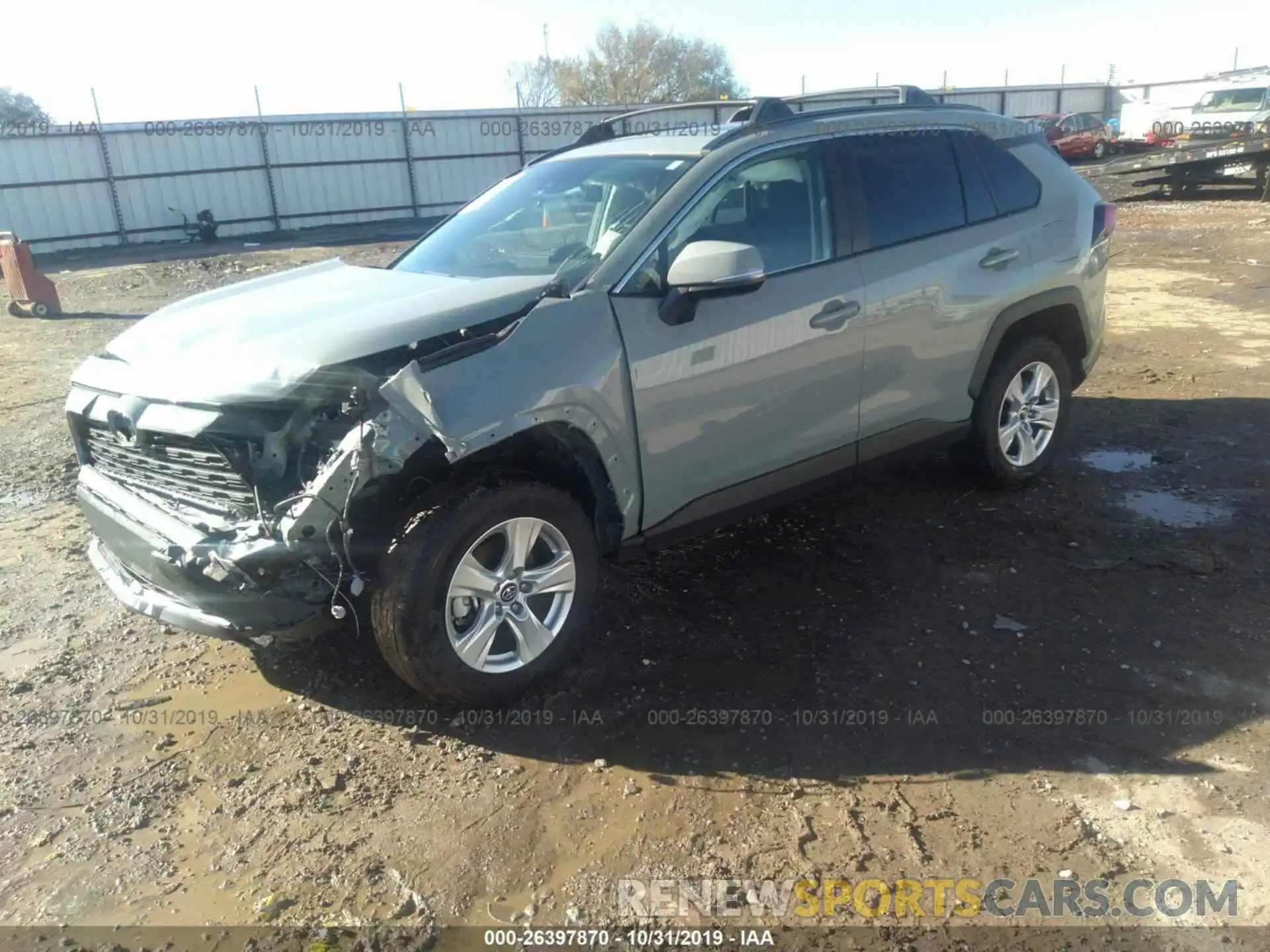 2 Фотография поврежденного автомобиля 2T3P1RFV4KW045427 TOYOTA RAV4 2019