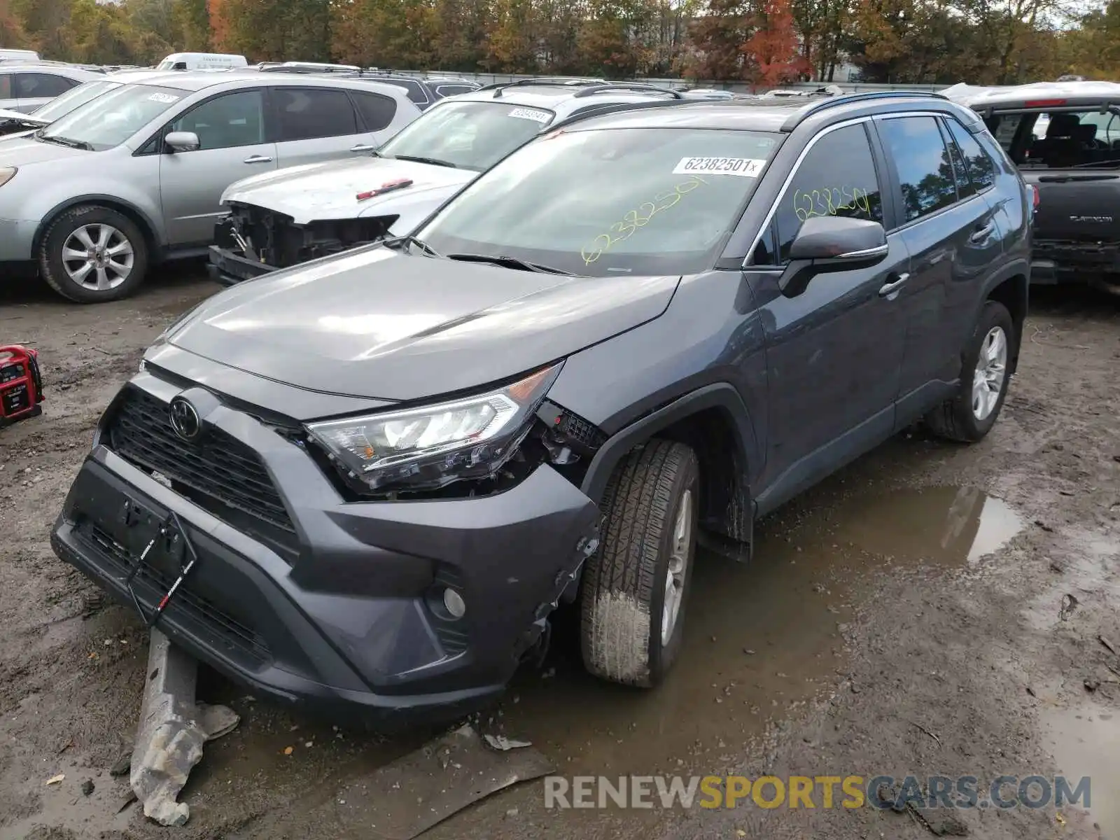 2 Фотография поврежденного автомобиля 2T3P1RFV4KW059411 TOYOTA RAV4 2019