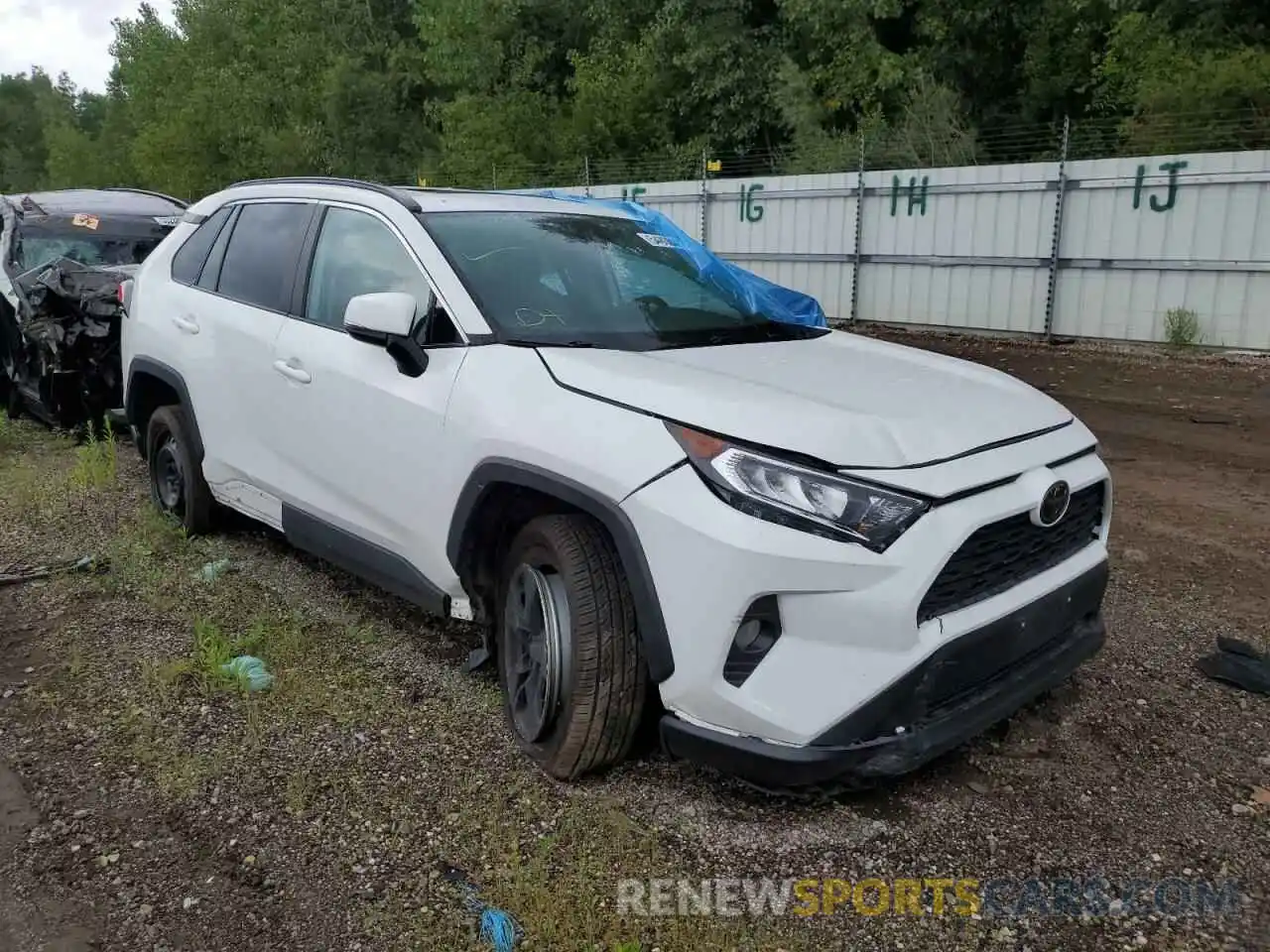 1 Фотография поврежденного автомобиля 2T3P1RFV4KW065466 TOYOTA RAV4 2019