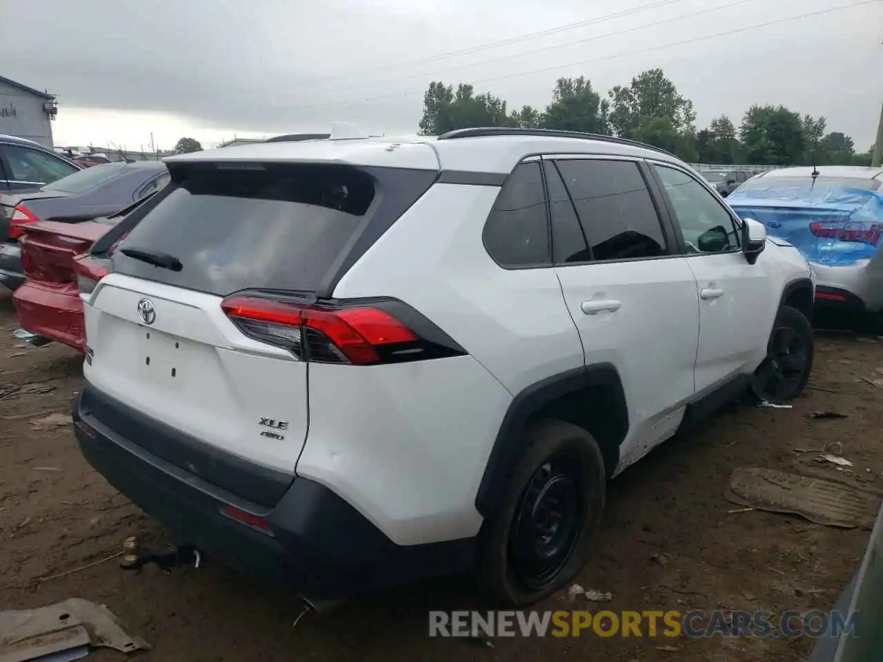 4 Фотография поврежденного автомобиля 2T3P1RFV4KW065466 TOYOTA RAV4 2019