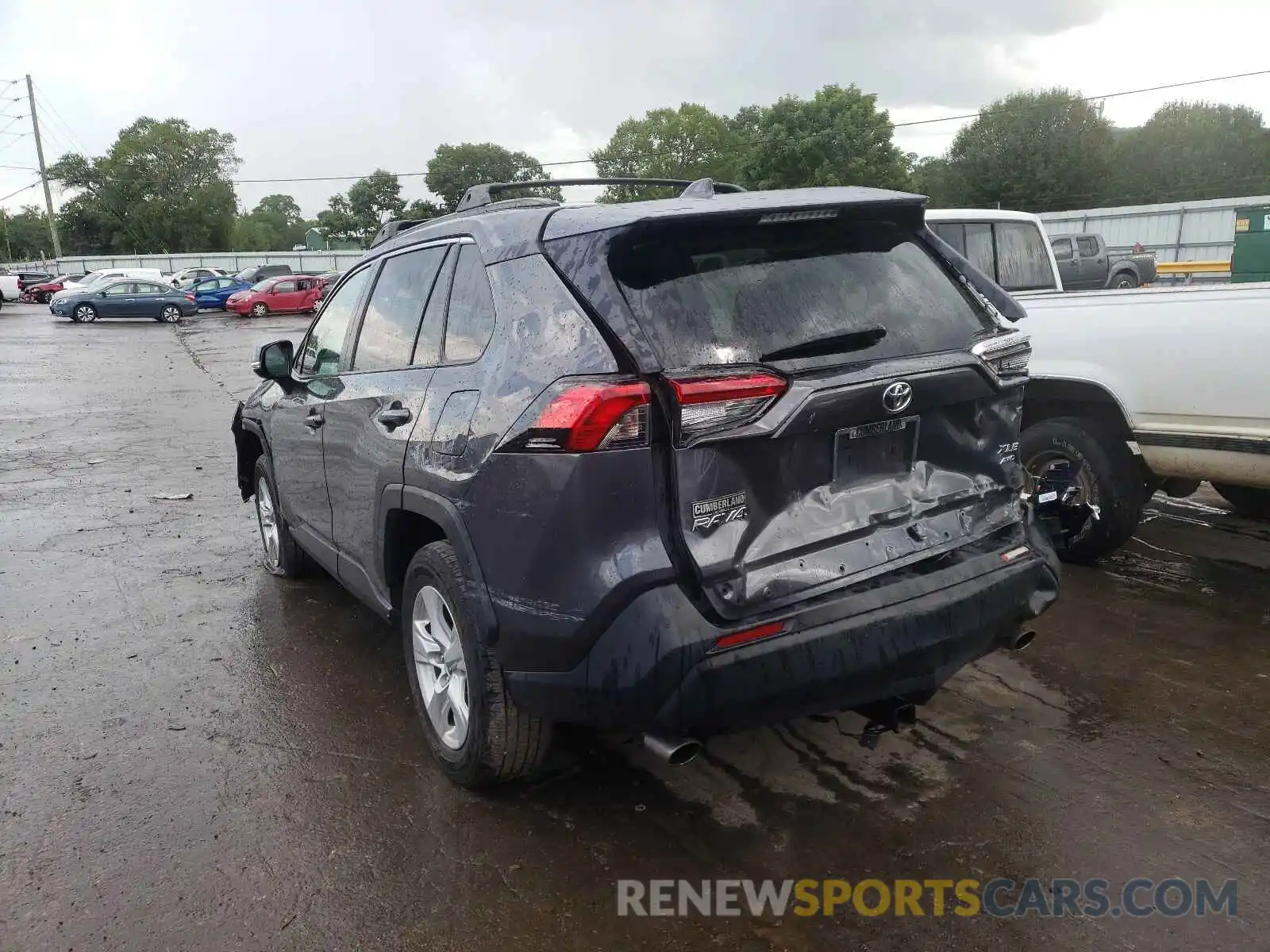 3 Photograph of a damaged car 2T3P1RFV4KW066360 TOYOTA RAV4 2019