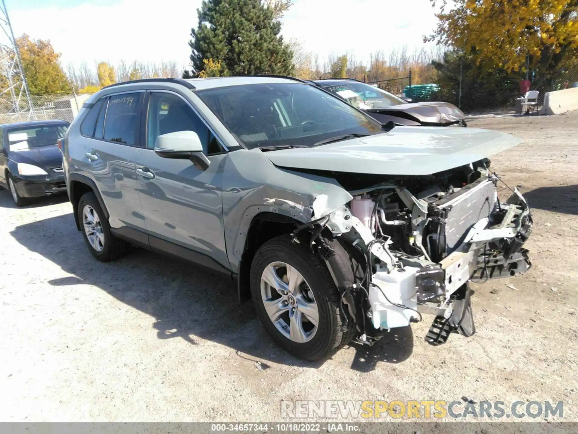 1 Photograph of a damaged car 2T3P1RFV4KW071252 TOYOTA RAV4 2019