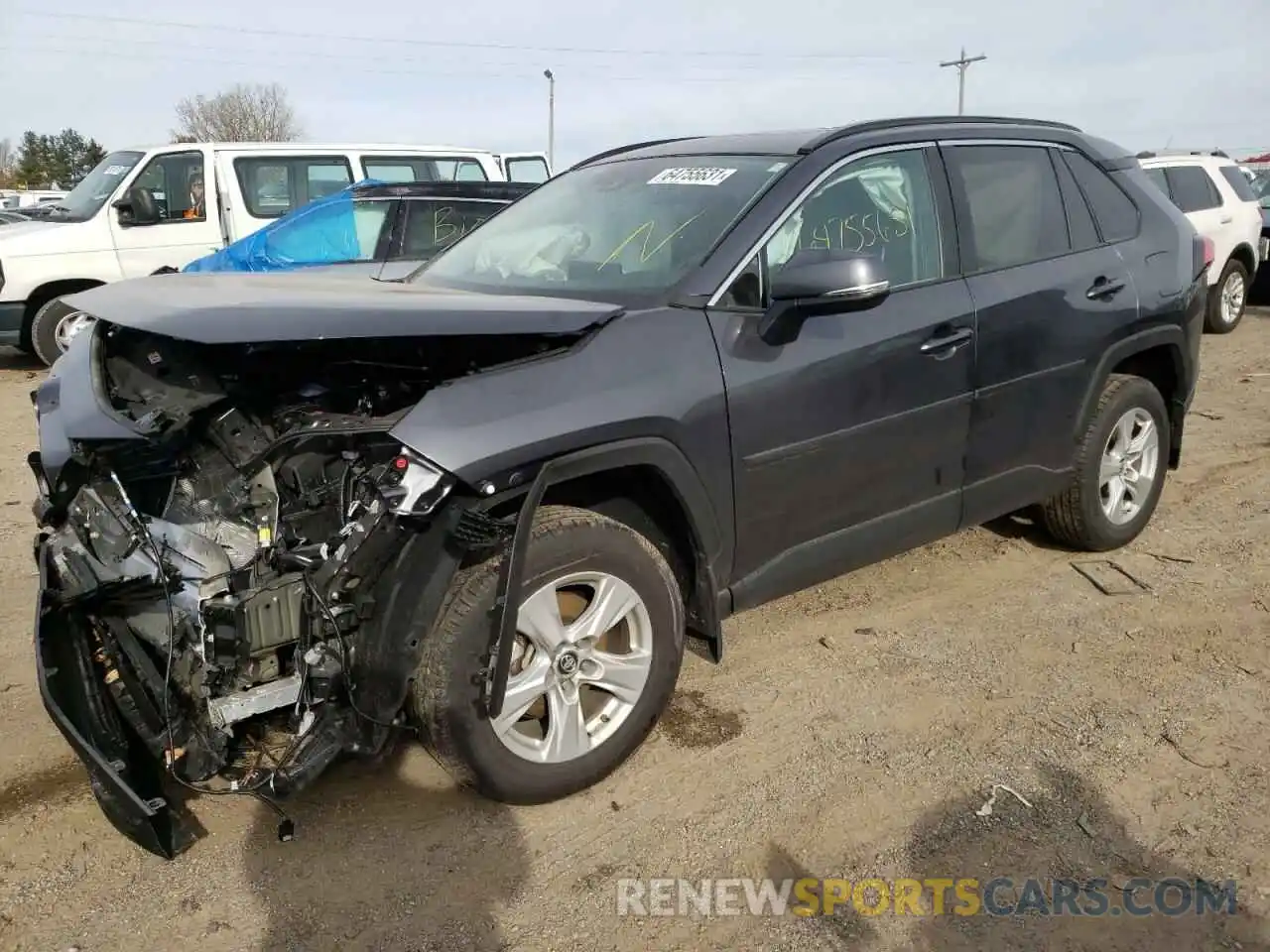 2 Фотография поврежденного автомобиля 2T3P1RFV4KW072322 TOYOTA RAV4 2019