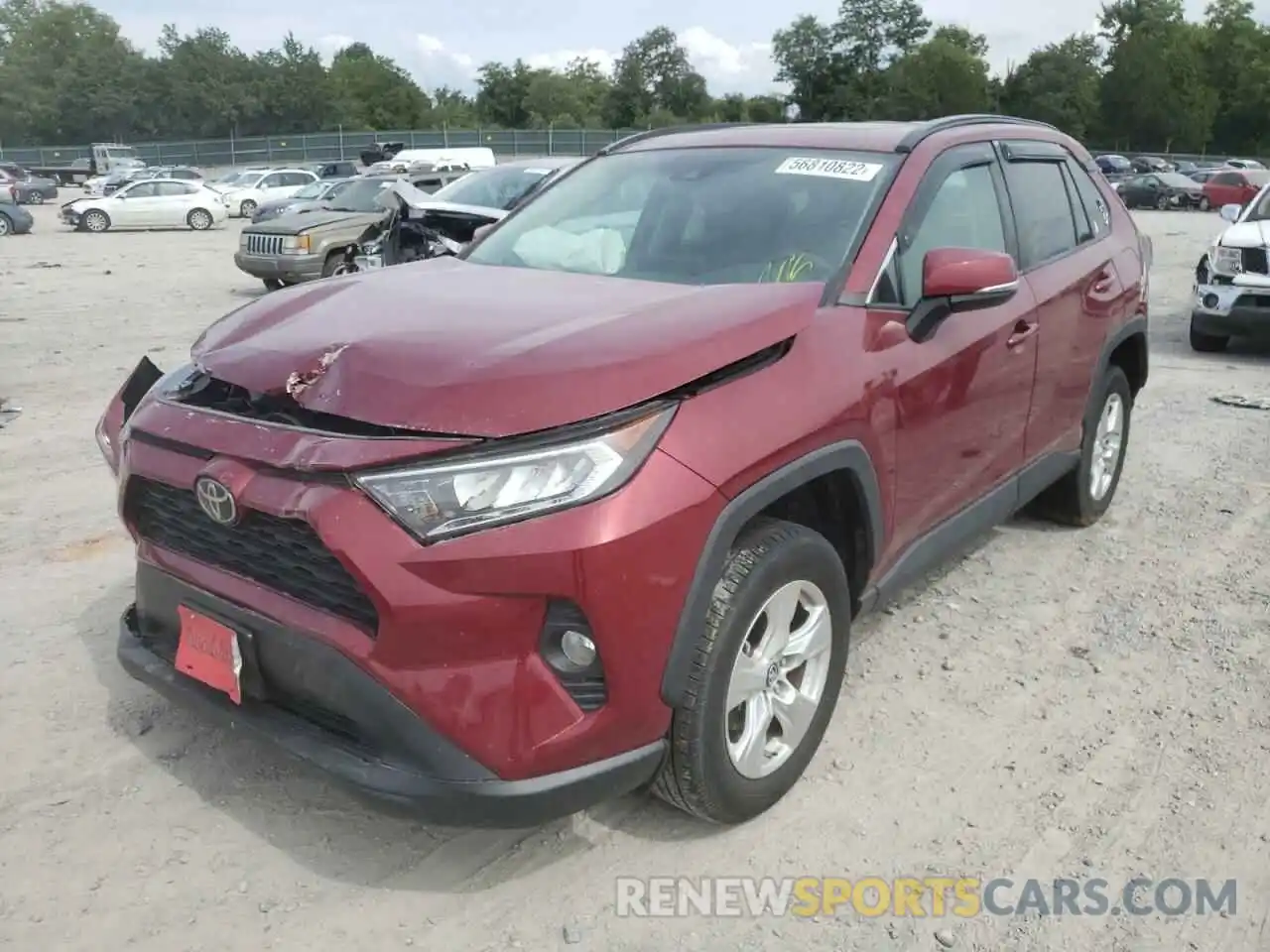 2 Photograph of a damaged car 2T3P1RFV4KW080372 TOYOTA RAV4 2019