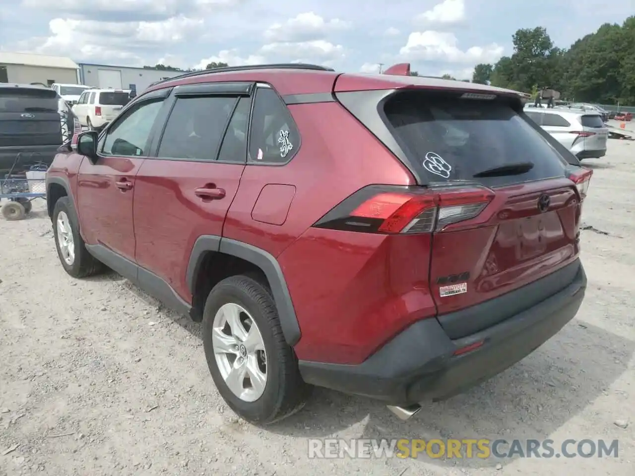 3 Photograph of a damaged car 2T3P1RFV4KW080372 TOYOTA RAV4 2019