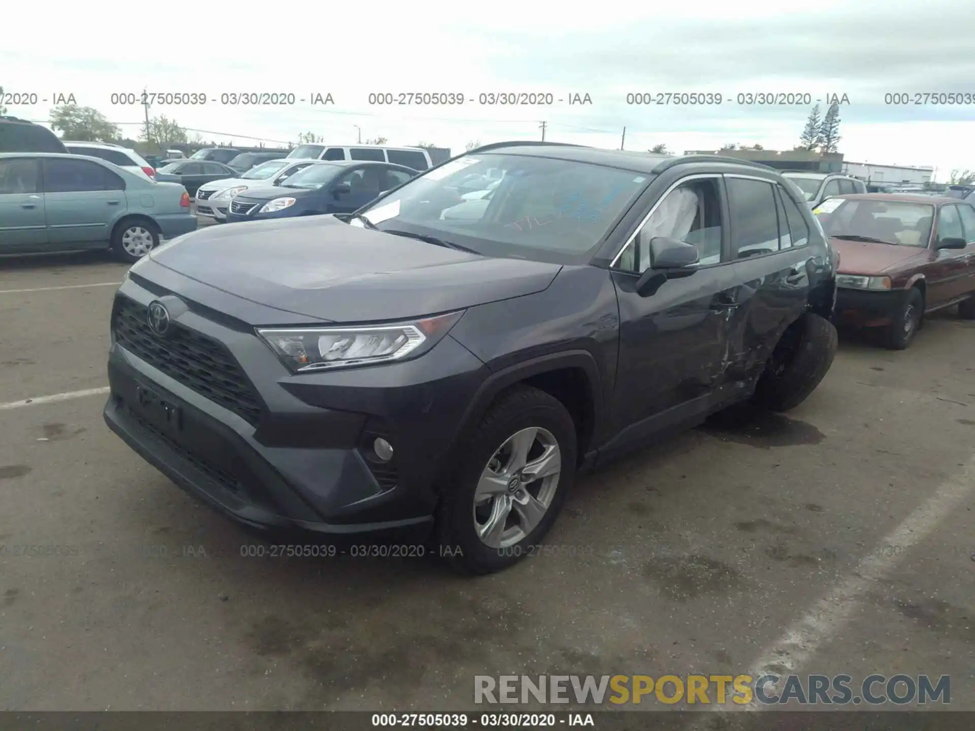 2 Фотография поврежденного автомобиля 2T3P1RFV5KC004242 TOYOTA RAV4 2019