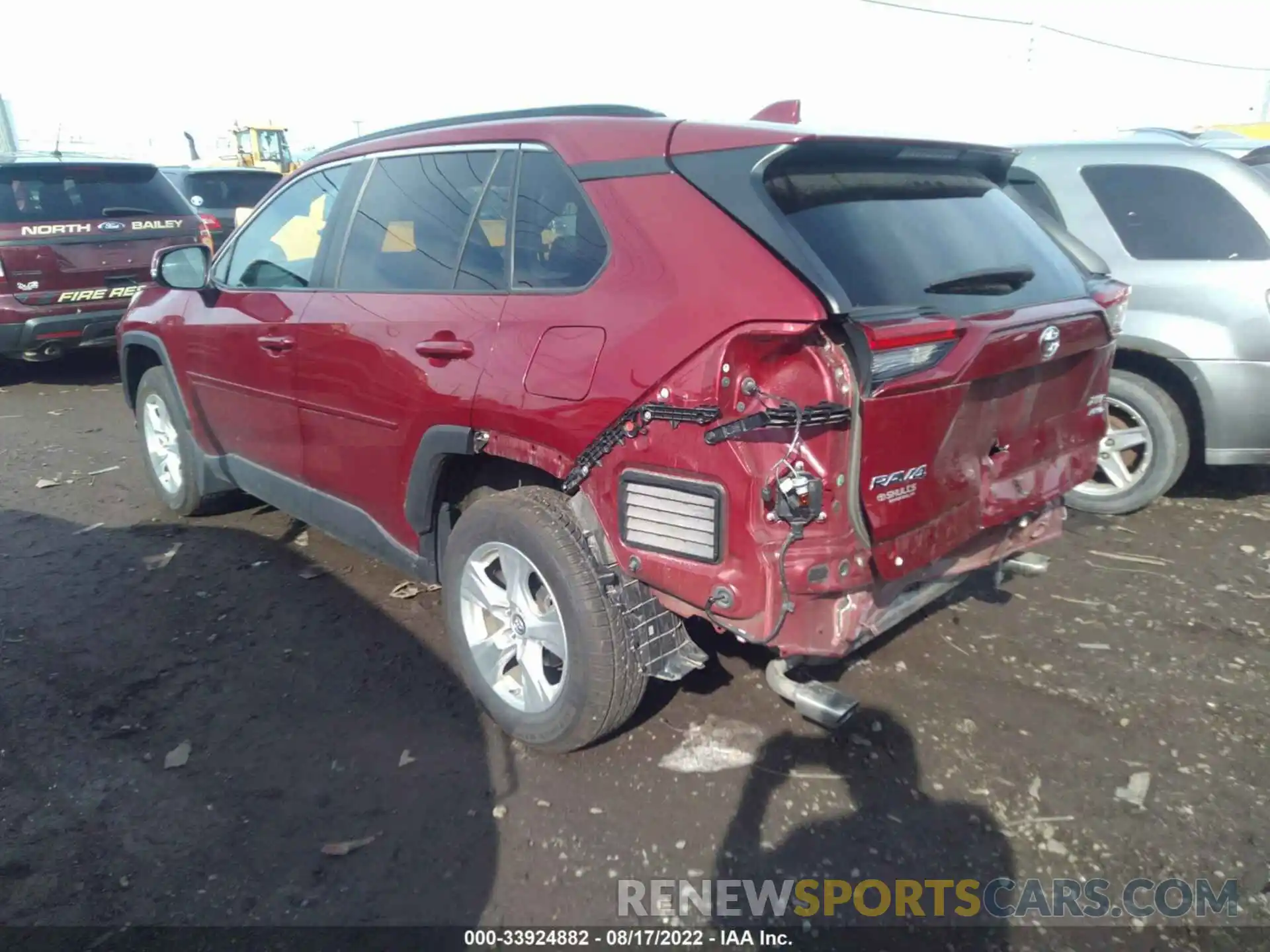 3 Photograph of a damaged car 2T3P1RFV5KC006203 TOYOTA RAV4 2019