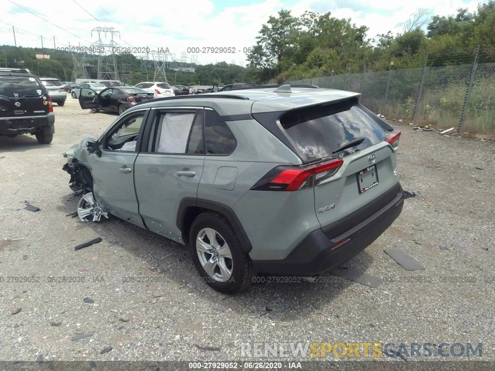 3 Photograph of a damaged car 2T3P1RFV5KC008646 TOYOTA RAV4 2019