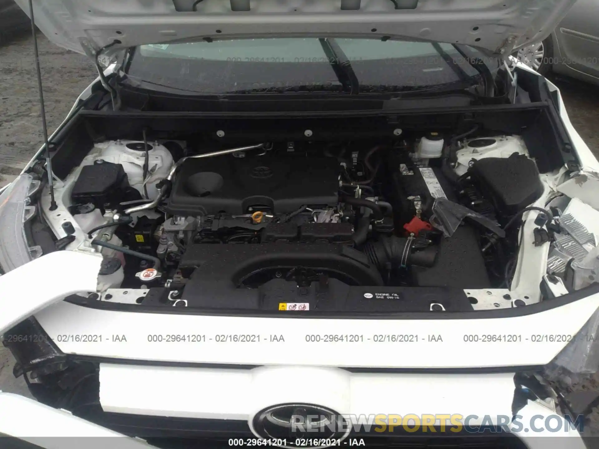 10 Фотография поврежденного автомобиля 2T3P1RFV5KC012051 TOYOTA RAV4 2019