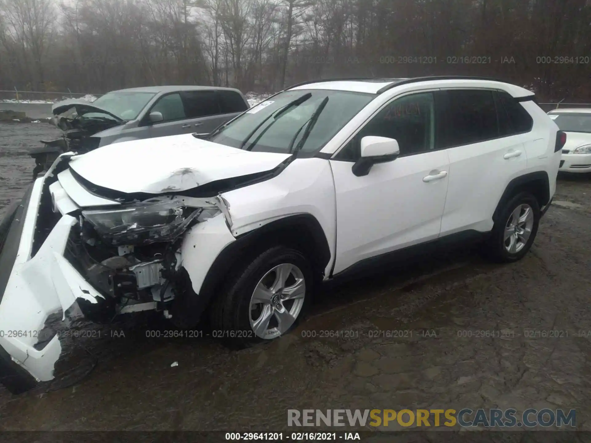 2 Photograph of a damaged car 2T3P1RFV5KC012051 TOYOTA RAV4 2019