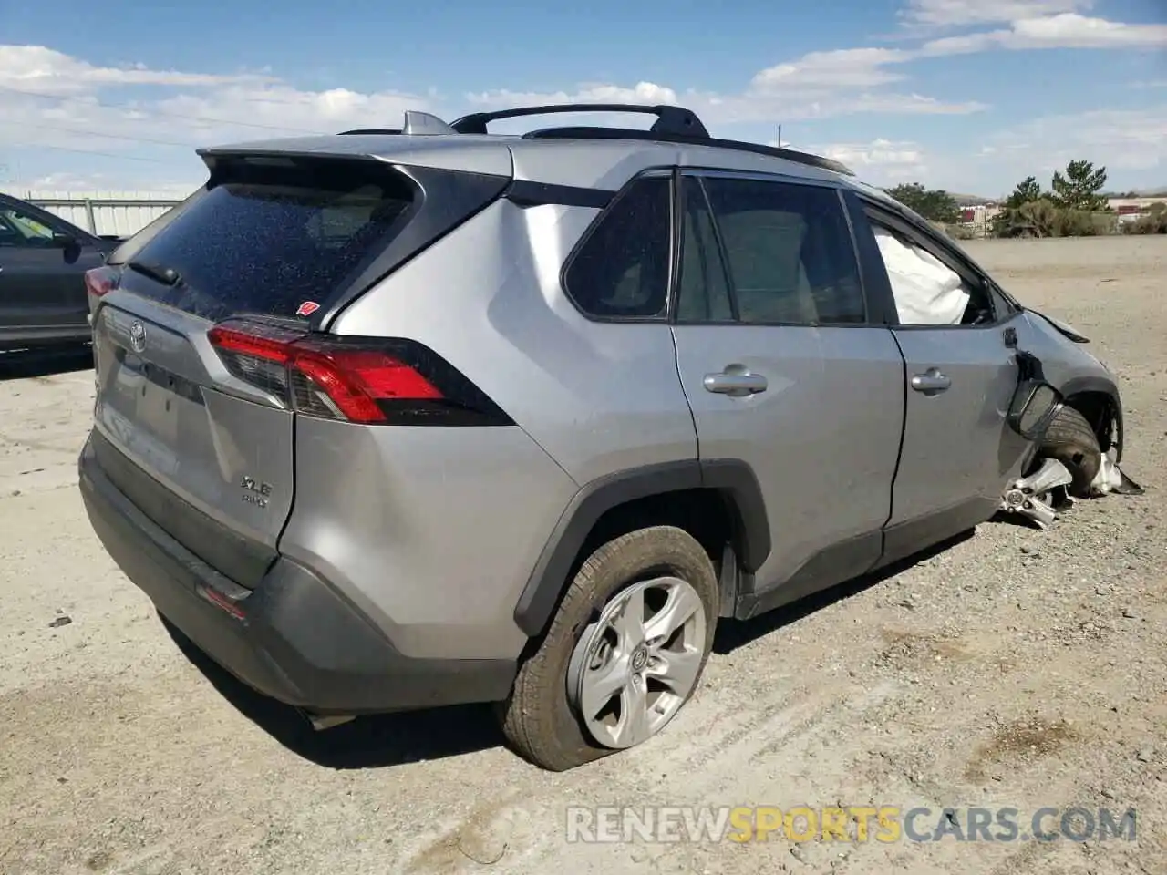 4 Photograph of a damaged car 2T3P1RFV5KC015936 TOYOTA RAV4 2019