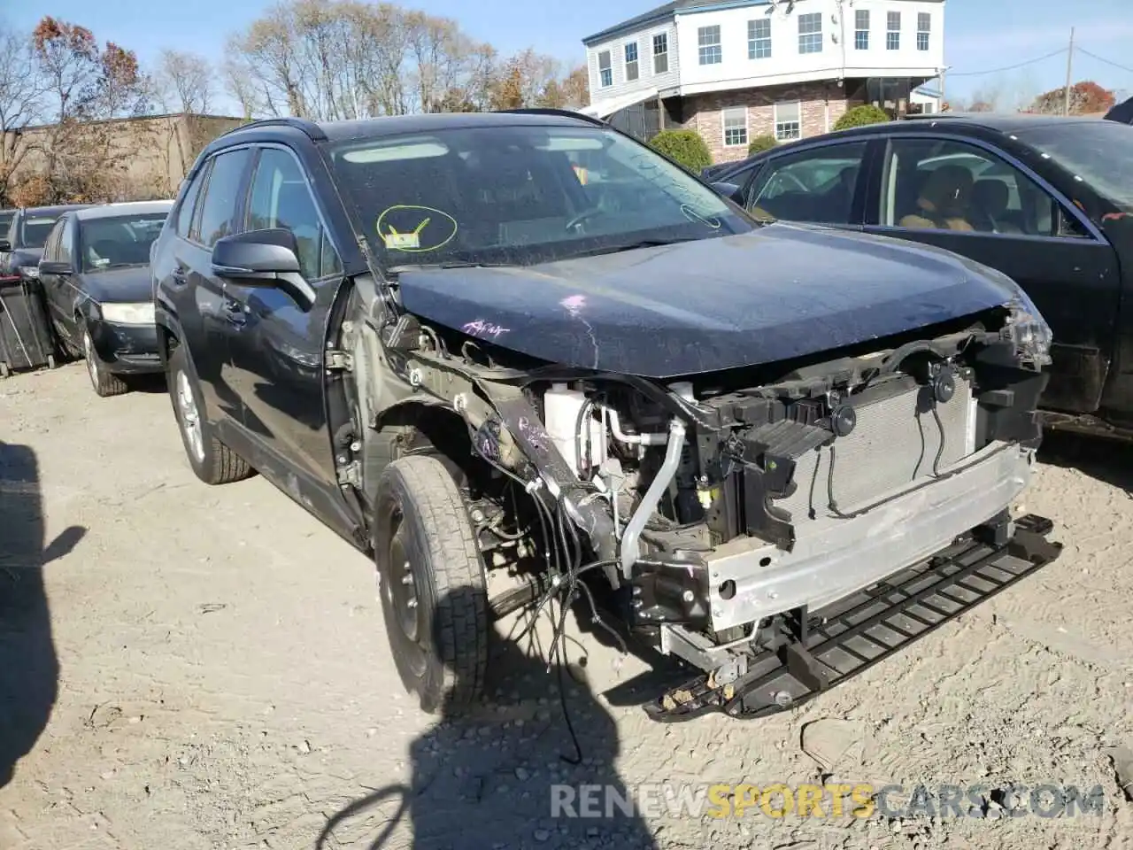 1 Photograph of a damaged car 2T3P1RFV5KC016830 TOYOTA RAV4 2019