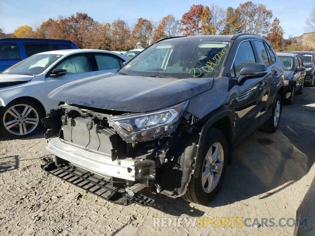 2 Photograph of a damaged car 2T3P1RFV5KC016830 TOYOTA RAV4 2019