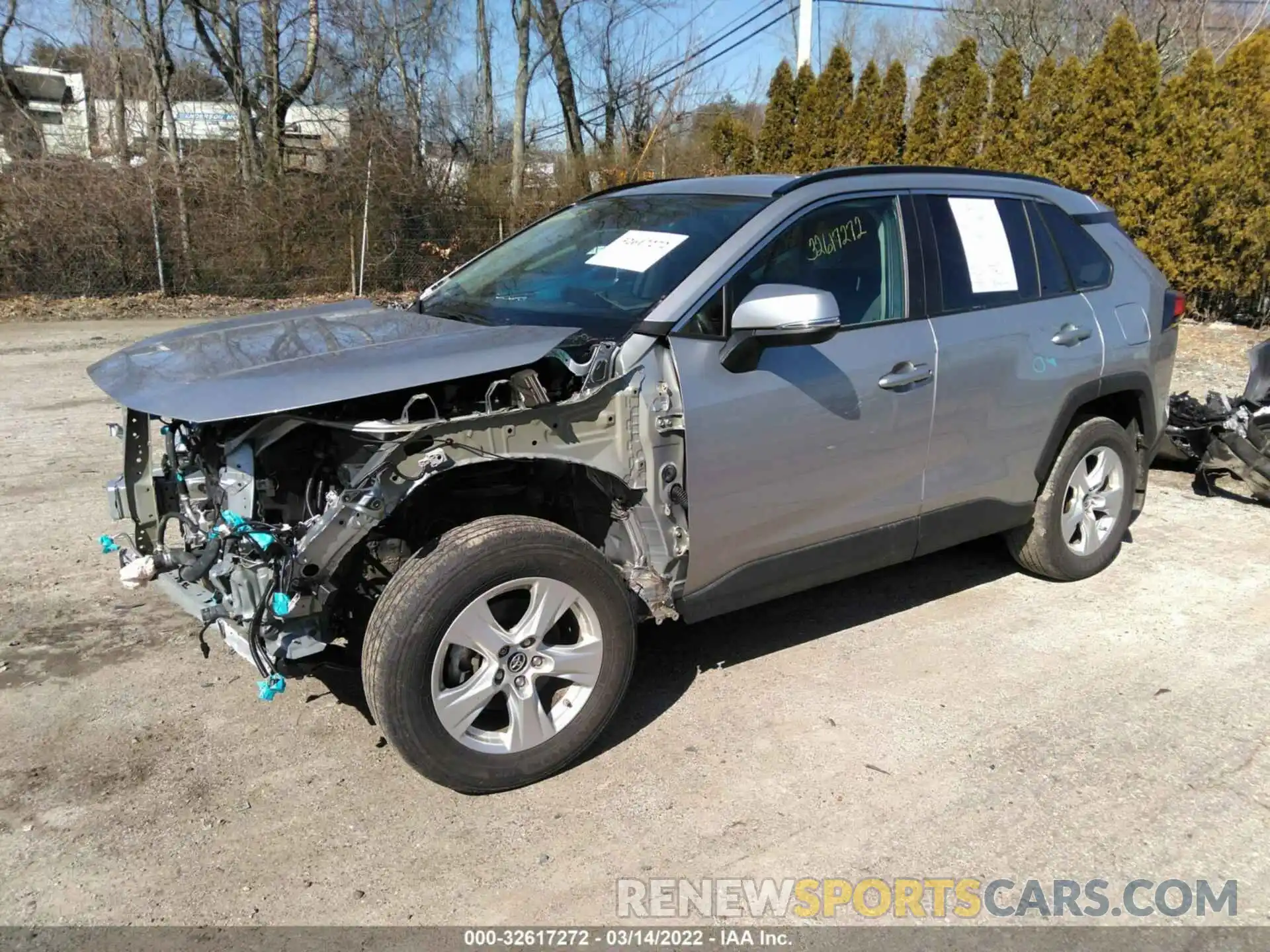 2 Photograph of a damaged car 2T3P1RFV5KC017153 TOYOTA RAV4 2019