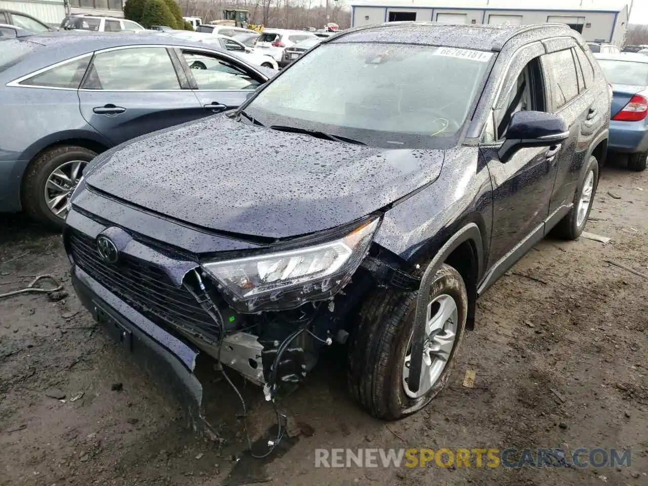 2 Photograph of a damaged car 2T3P1RFV5KC019503 TOYOTA RAV4 2019