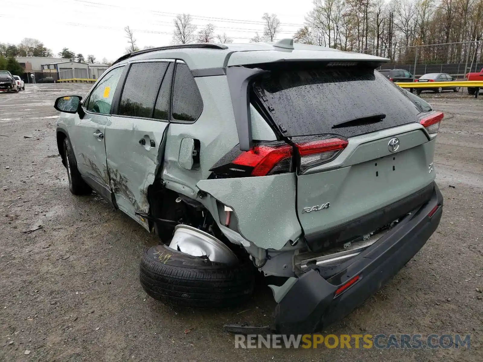 3 Фотография поврежденного автомобиля 2T3P1RFV5KC044126 TOYOTA RAV4 2019