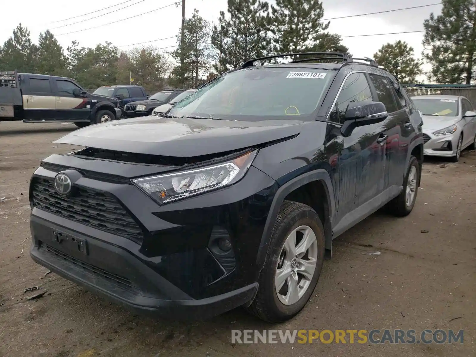 2 Photograph of a damaged car 2T3P1RFV5KC052436 TOYOTA RAV4 2019