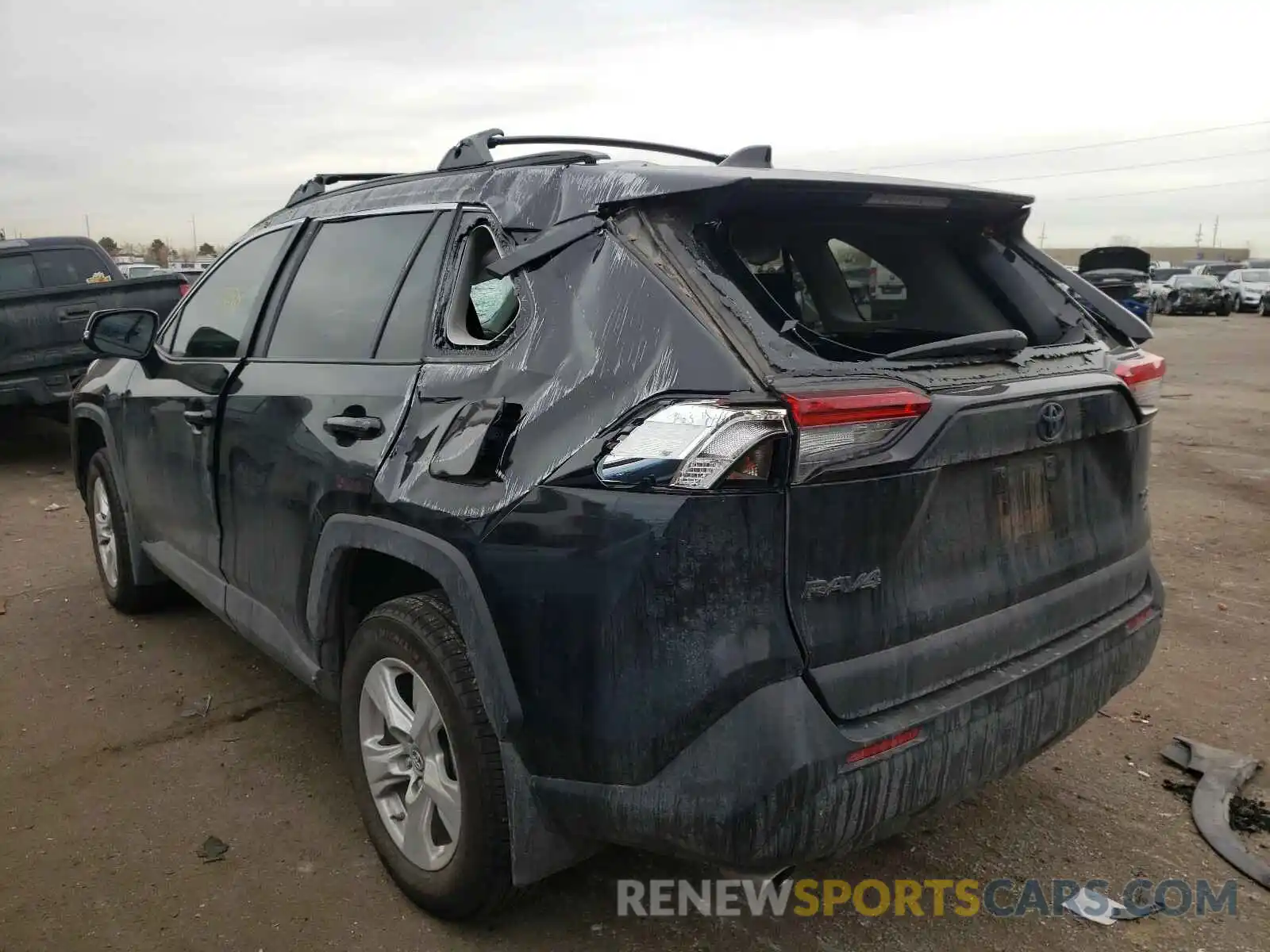 3 Photograph of a damaged car 2T3P1RFV5KC052436 TOYOTA RAV4 2019