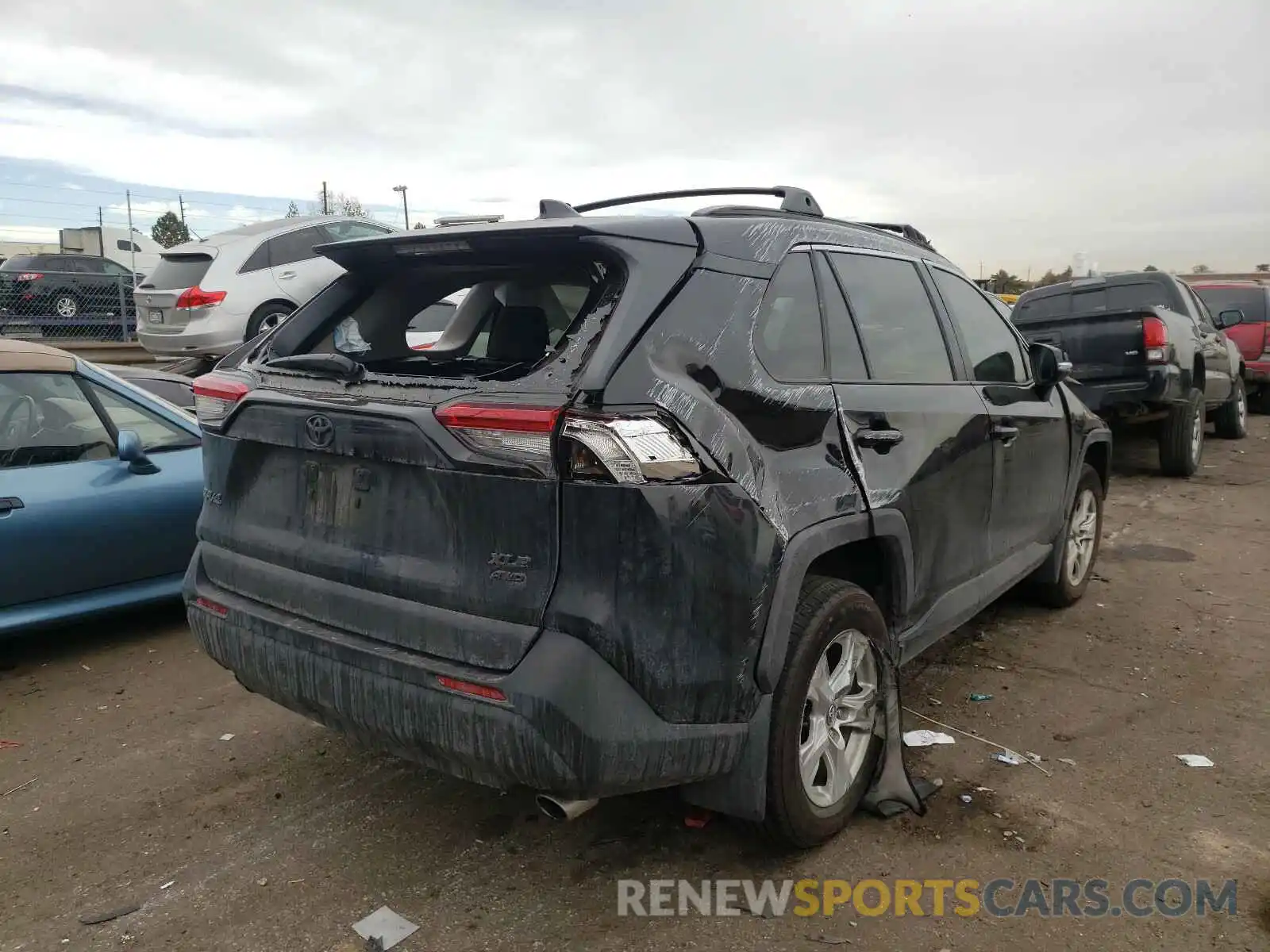 4 Фотография поврежденного автомобиля 2T3P1RFV5KC052436 TOYOTA RAV4 2019