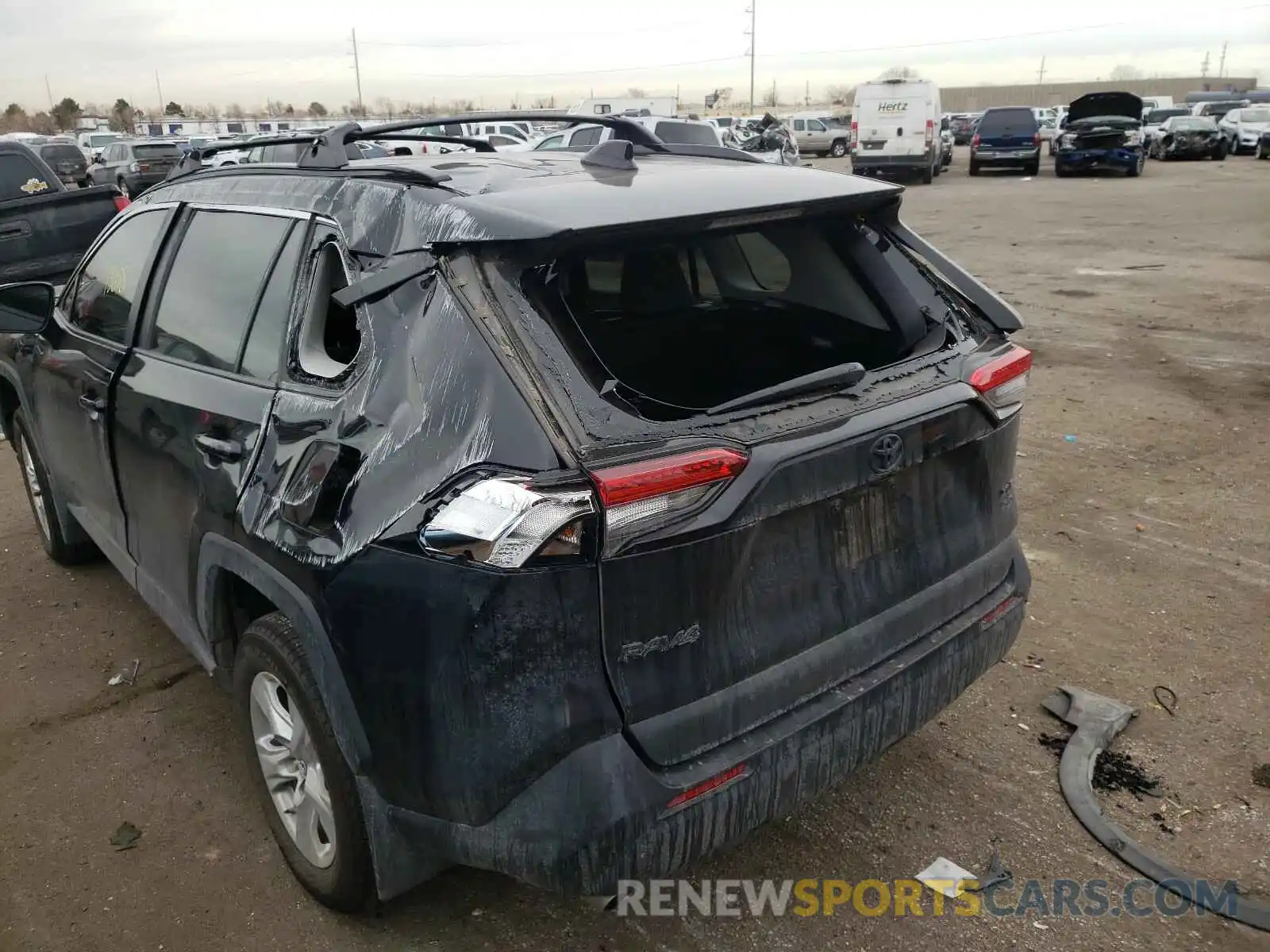 9 Фотография поврежденного автомобиля 2T3P1RFV5KC052436 TOYOTA RAV4 2019