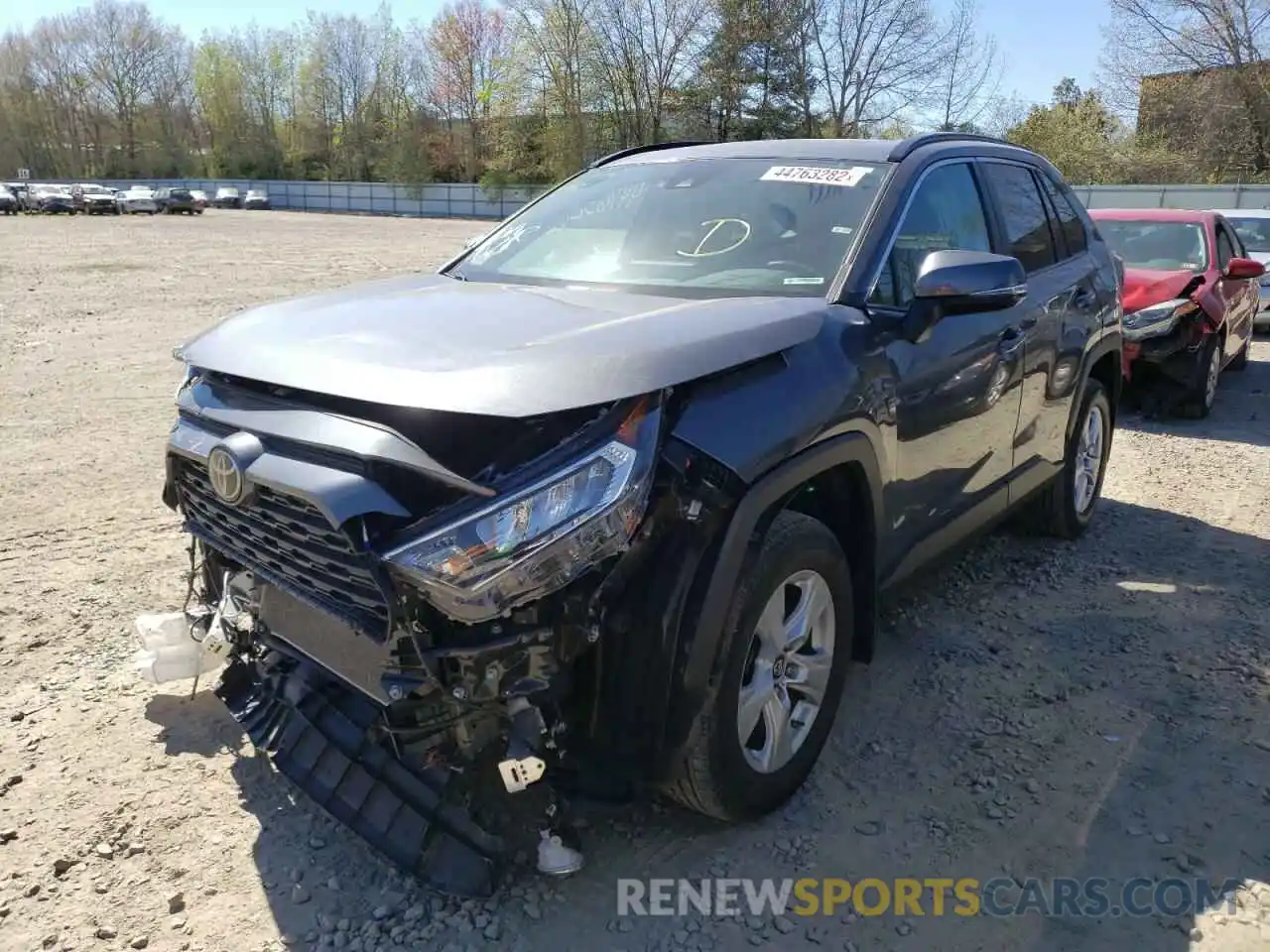 2 Photograph of a damaged car 2T3P1RFV5KC058544 TOYOTA RAV4 2019