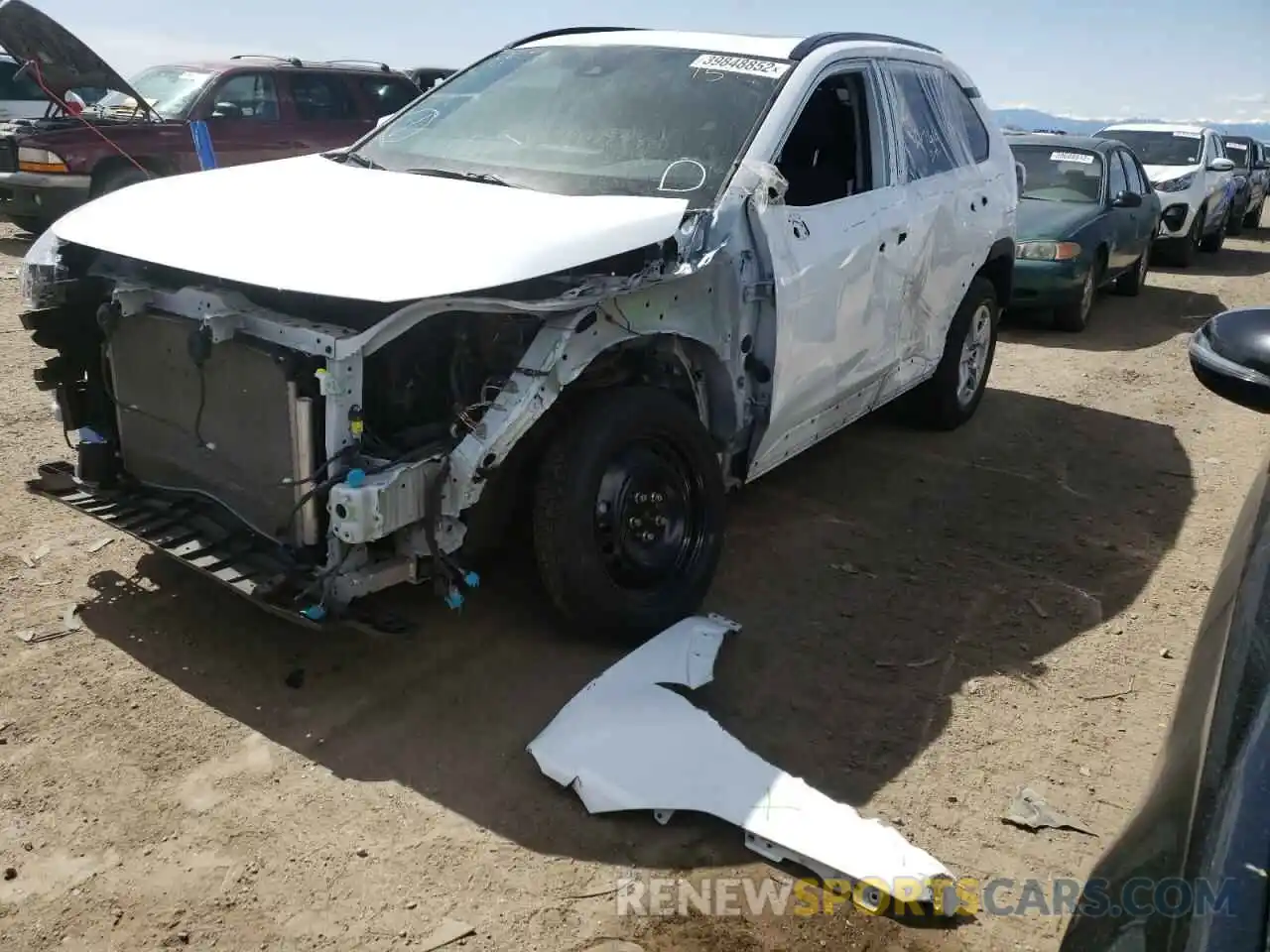 2 Фотография поврежденного автомобиля 2T3P1RFV5KW021234 TOYOTA RAV4 2019