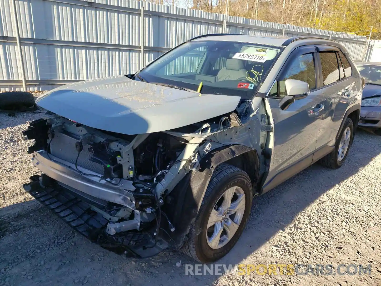 2 Photograph of a damaged car 2T3P1RFV5KW037188 TOYOTA RAV4 2019