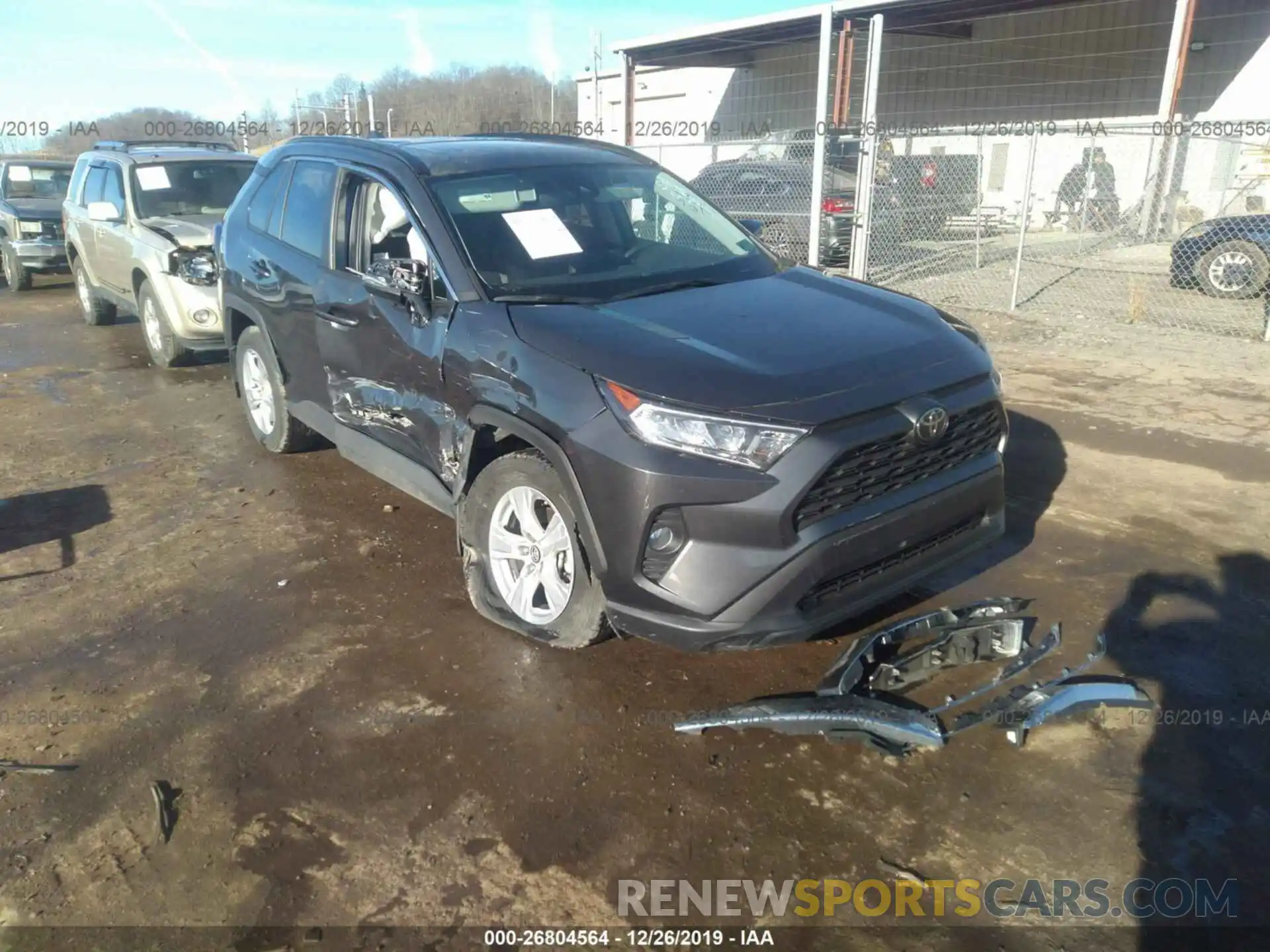 1 Photograph of a damaged car 2T3P1RFV5KW068103 TOYOTA RAV4 2019