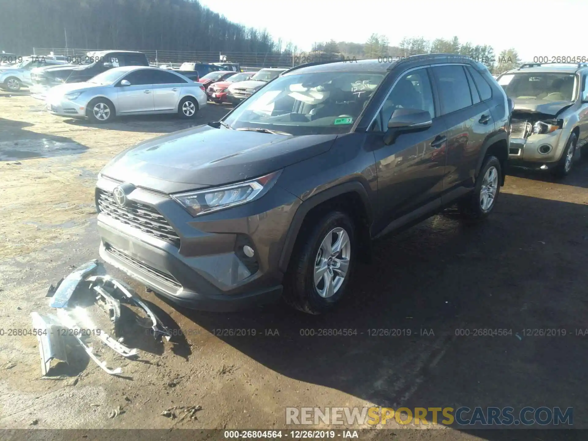 2 Фотография поврежденного автомобиля 2T3P1RFV5KW068103 TOYOTA RAV4 2019