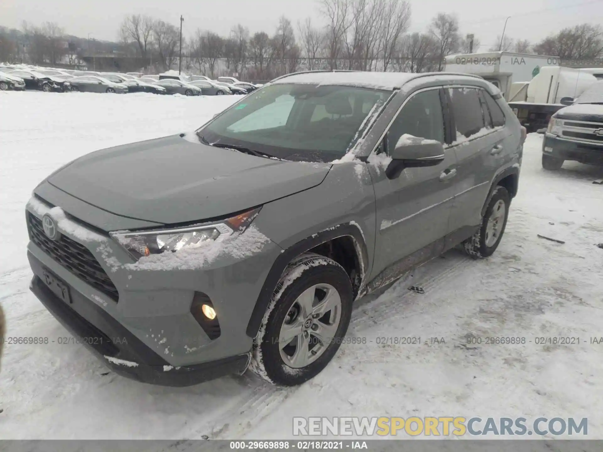 2 Photograph of a damaged car 2T3P1RFV5KW069736 TOYOTA RAV4 2019