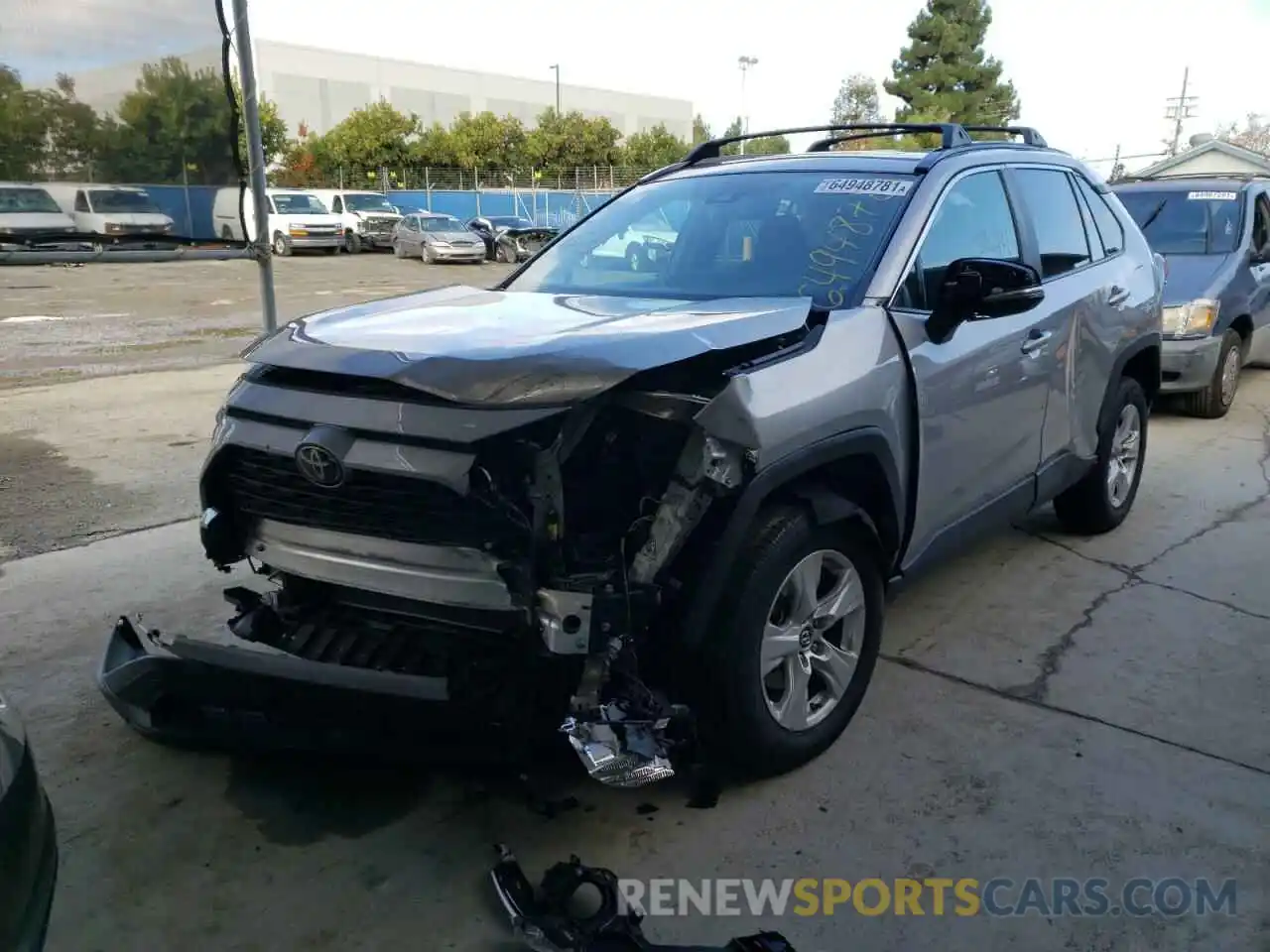 2 Photograph of a damaged car 2T3P1RFV5KW072331 TOYOTA RAV4 2019