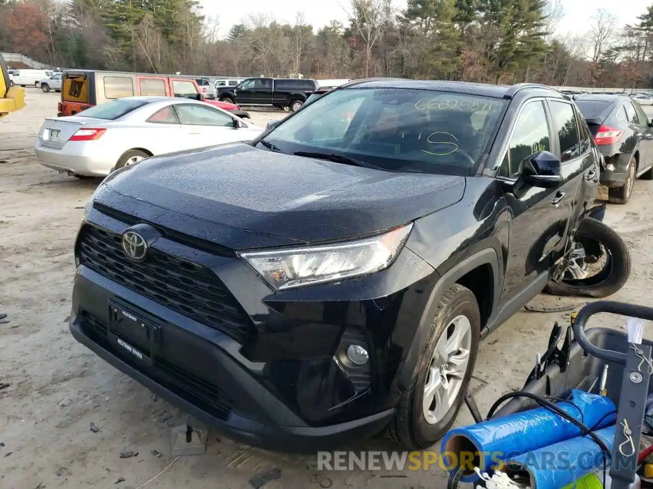 2 Photograph of a damaged car 2T3P1RFV6KC002046 TOYOTA RAV4 2019