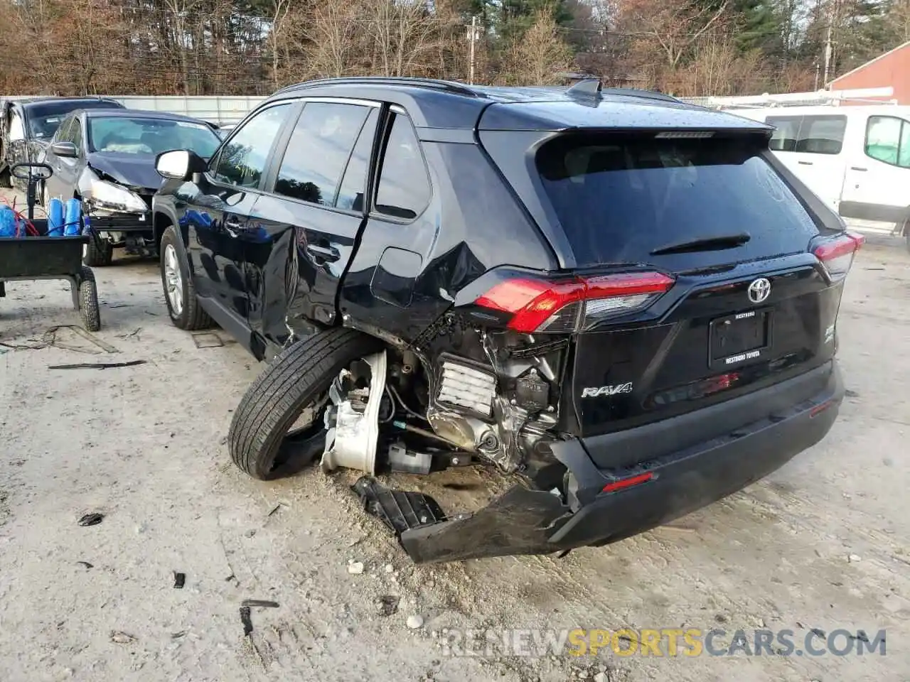 3 Photograph of a damaged car 2T3P1RFV6KC002046 TOYOTA RAV4 2019