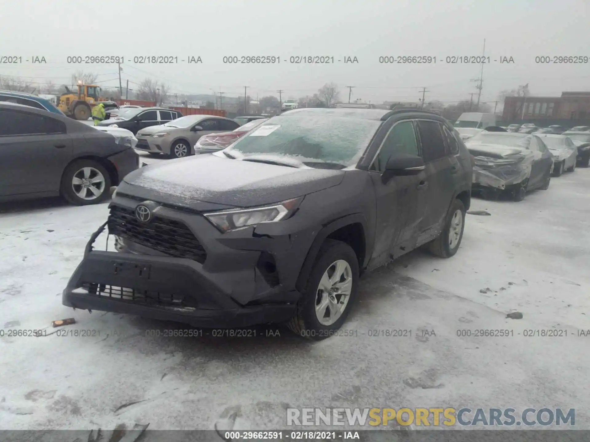 2 Photograph of a damaged car 2T3P1RFV6KC004931 TOYOTA RAV4 2019