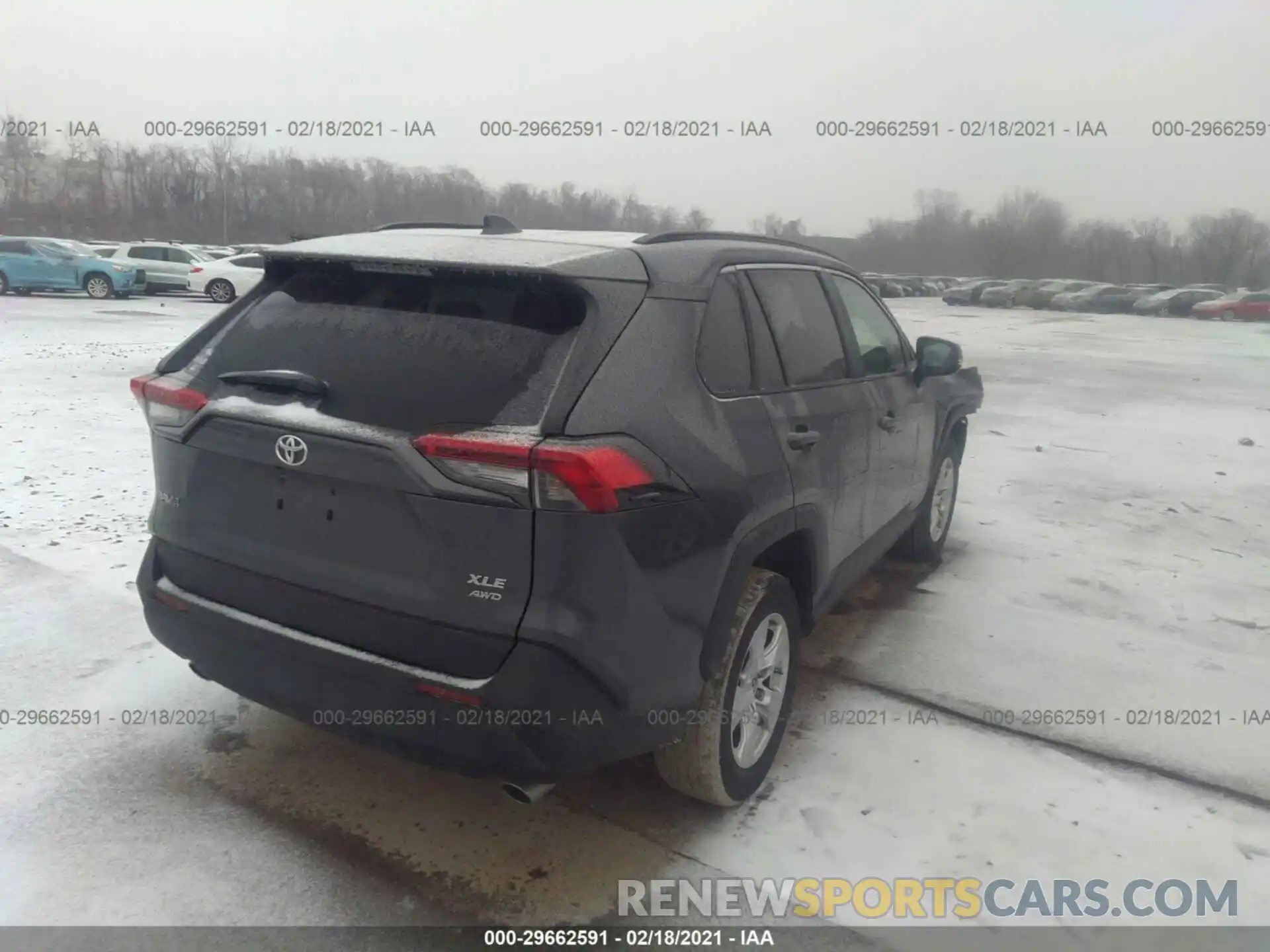 4 Photograph of a damaged car 2T3P1RFV6KC004931 TOYOTA RAV4 2019