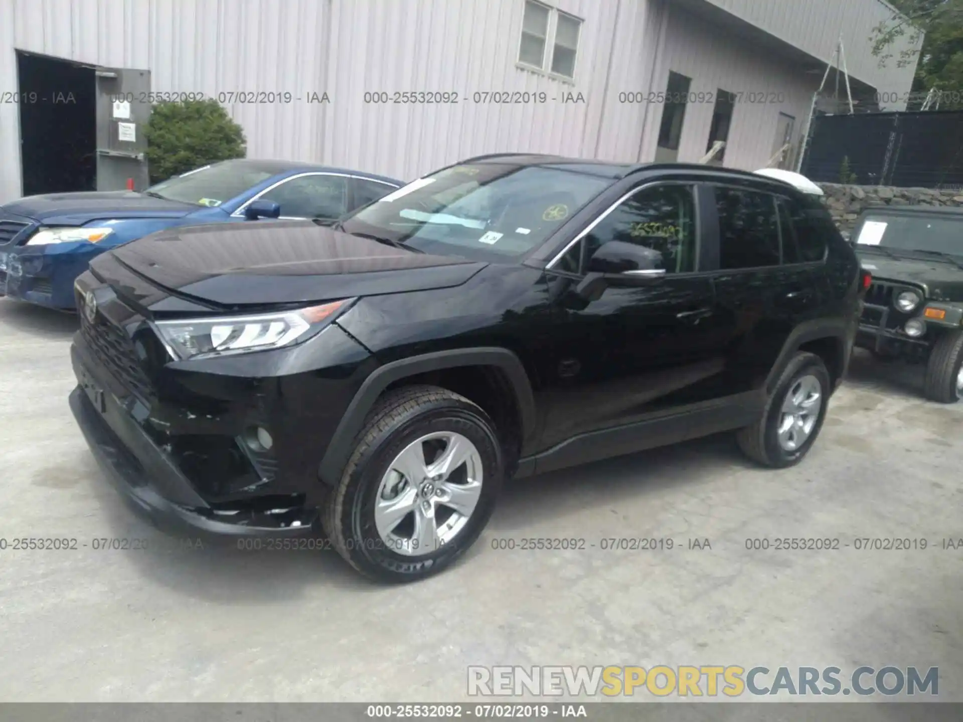 2 Photograph of a damaged car 2T3P1RFV6KC009885 TOYOTA RAV4 2019